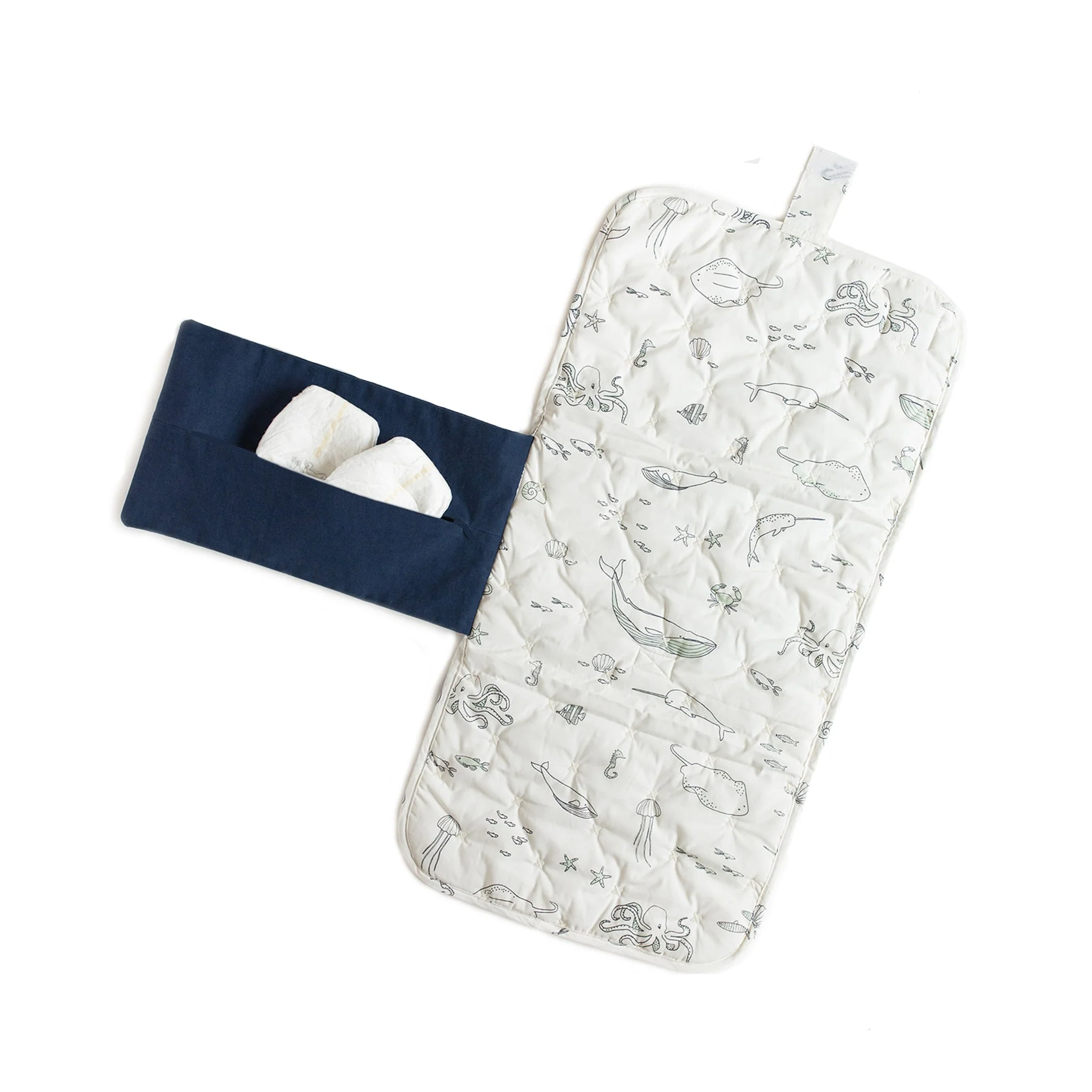 On the Go Portable Changing Pad - Life Aquatic - Image 3