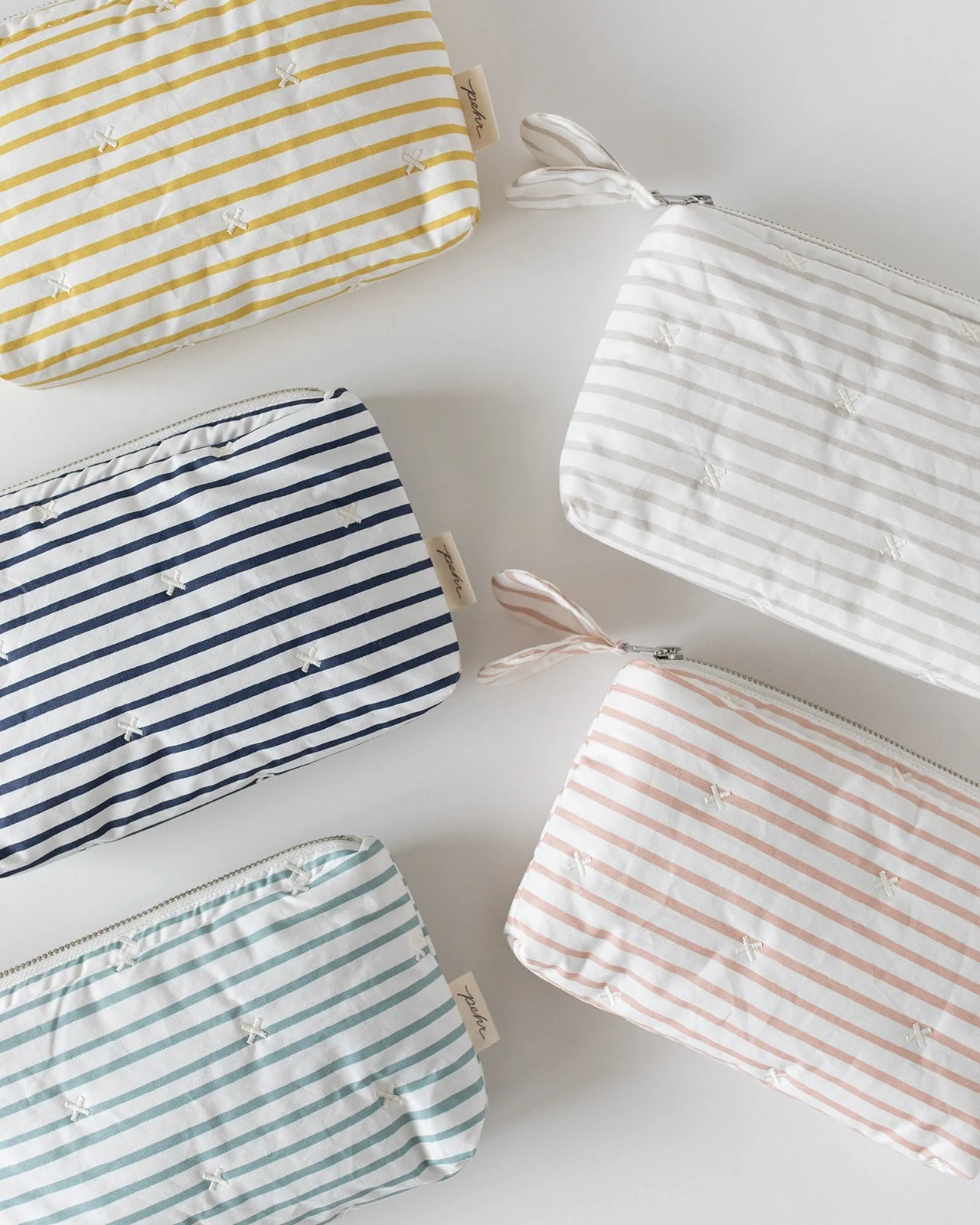 On The Go Mini Pouch - Stripes Away Deep Sea - Image 2