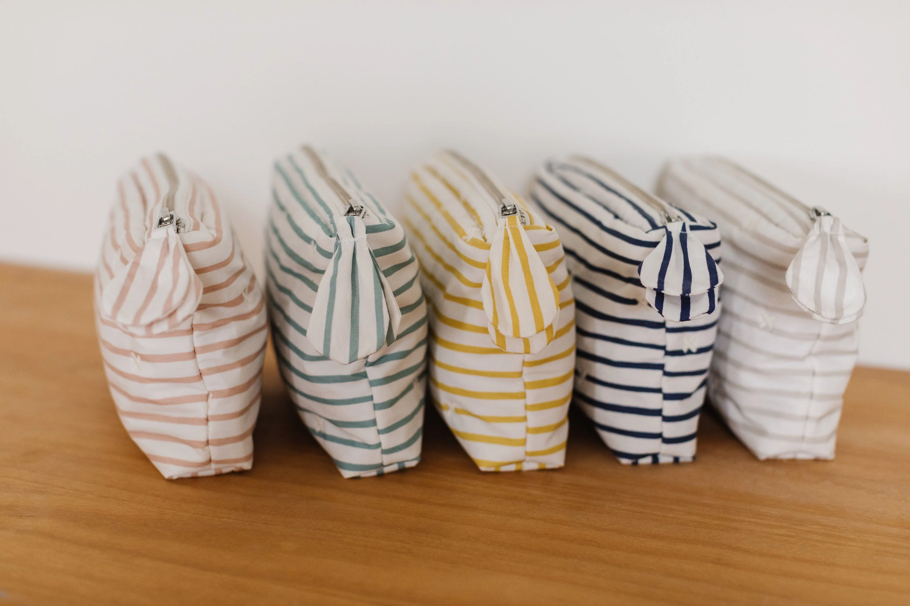 On The Go Mini Pouch - Stripes Away Deep Sea - Image 3
