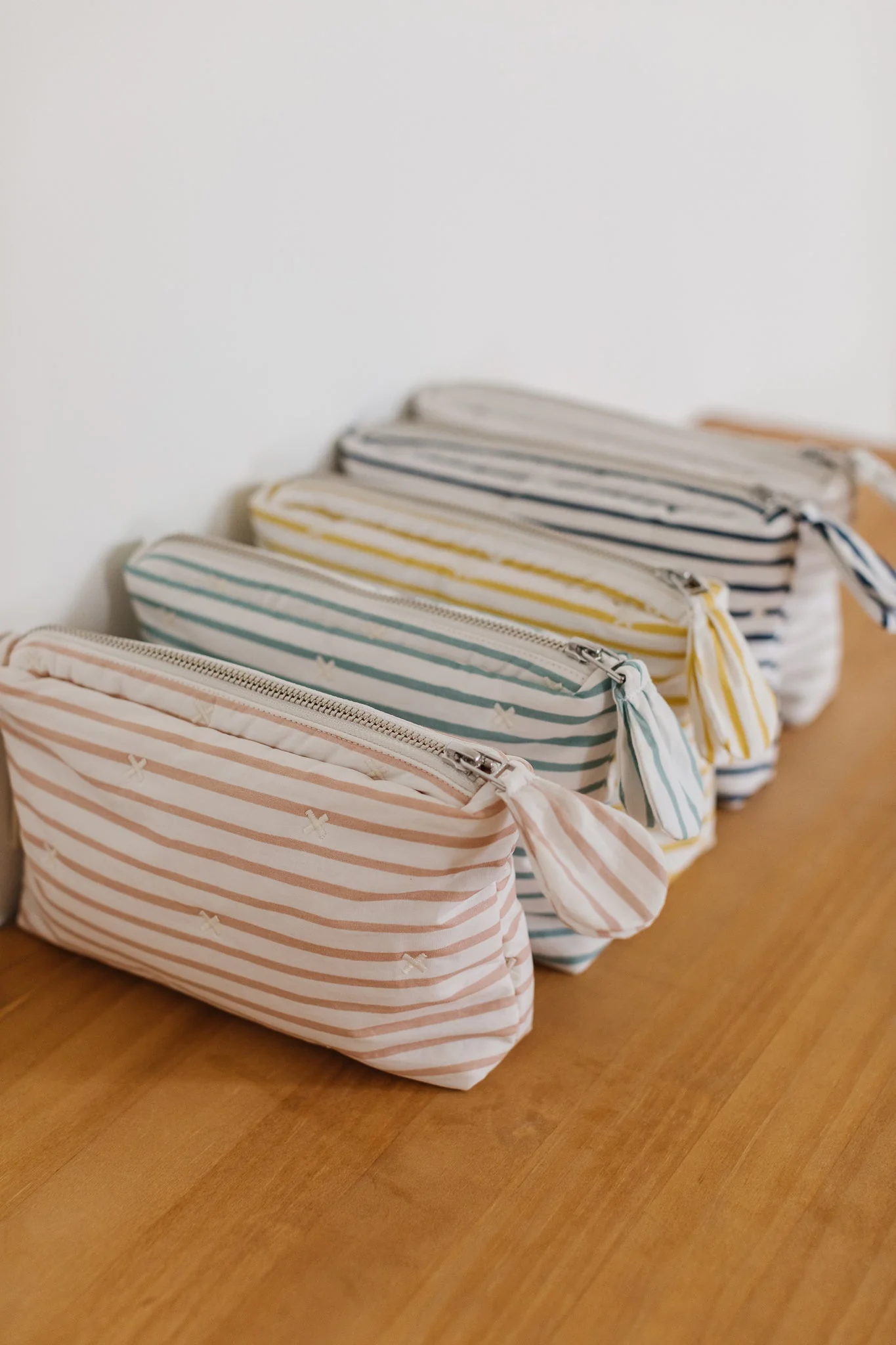 On The Go Mini Pouch - Stripes Away Rose Pink - Image 2