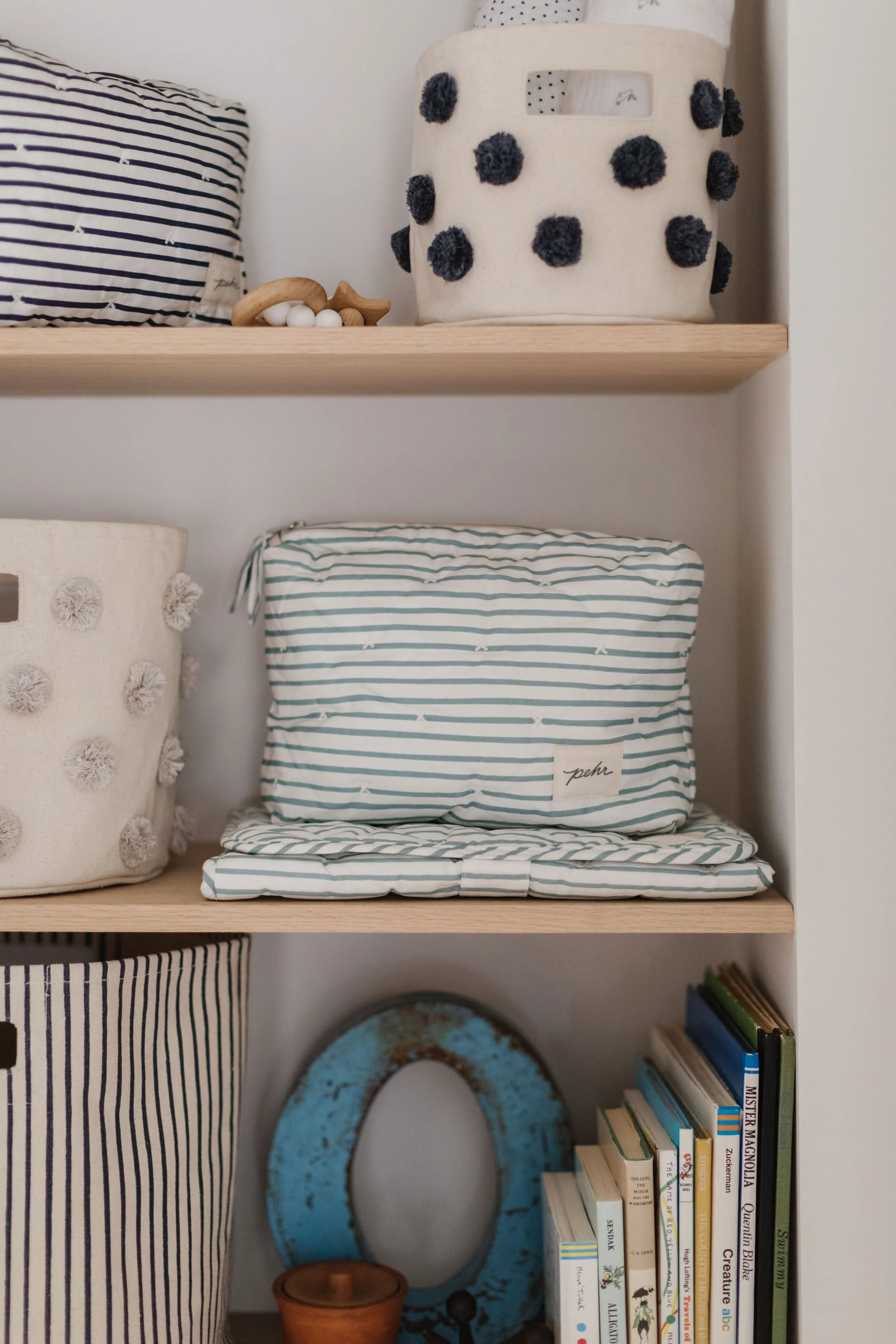 On The Go Pouch - Stripes Away Deep Sea - Image 3