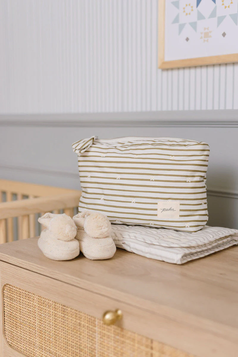 On The Go Pouch - Stripes Away Olive - Image 3