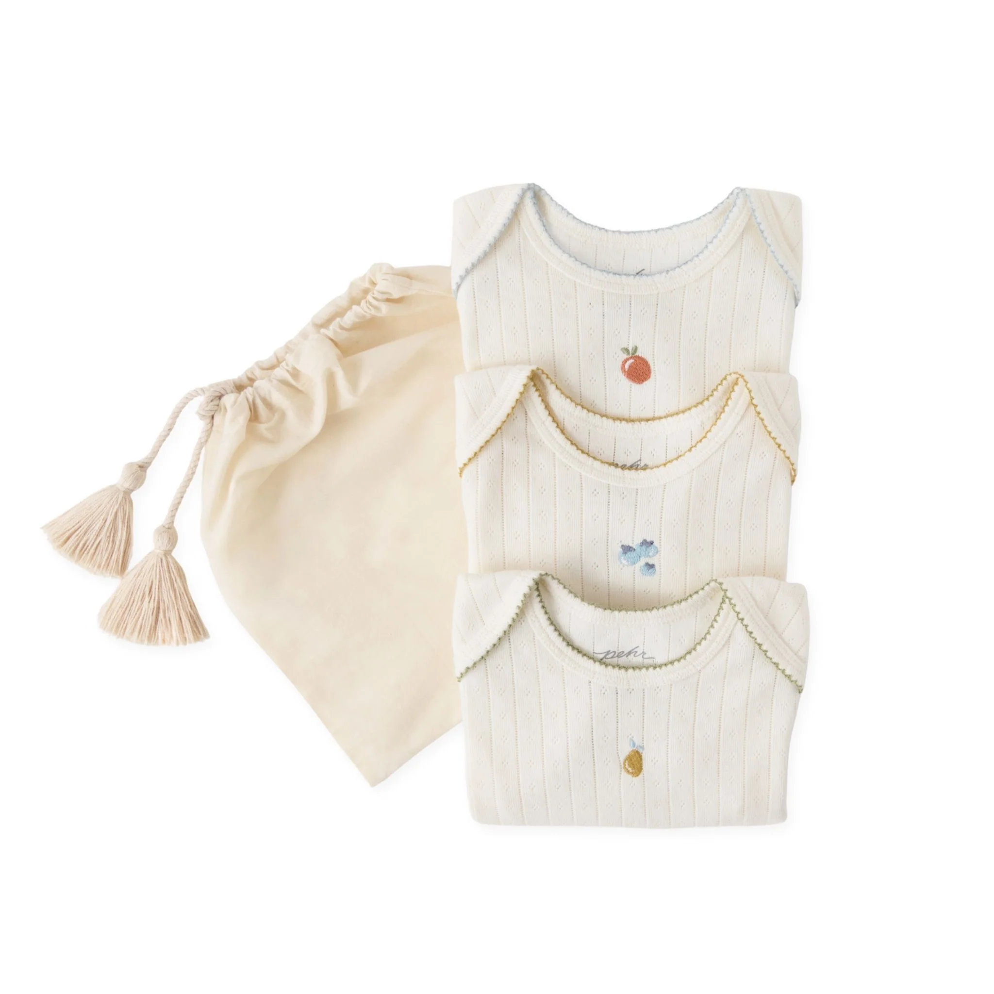 Petit Pehr Pointelle One-Piece 3-Pack - Fruits - Image 10