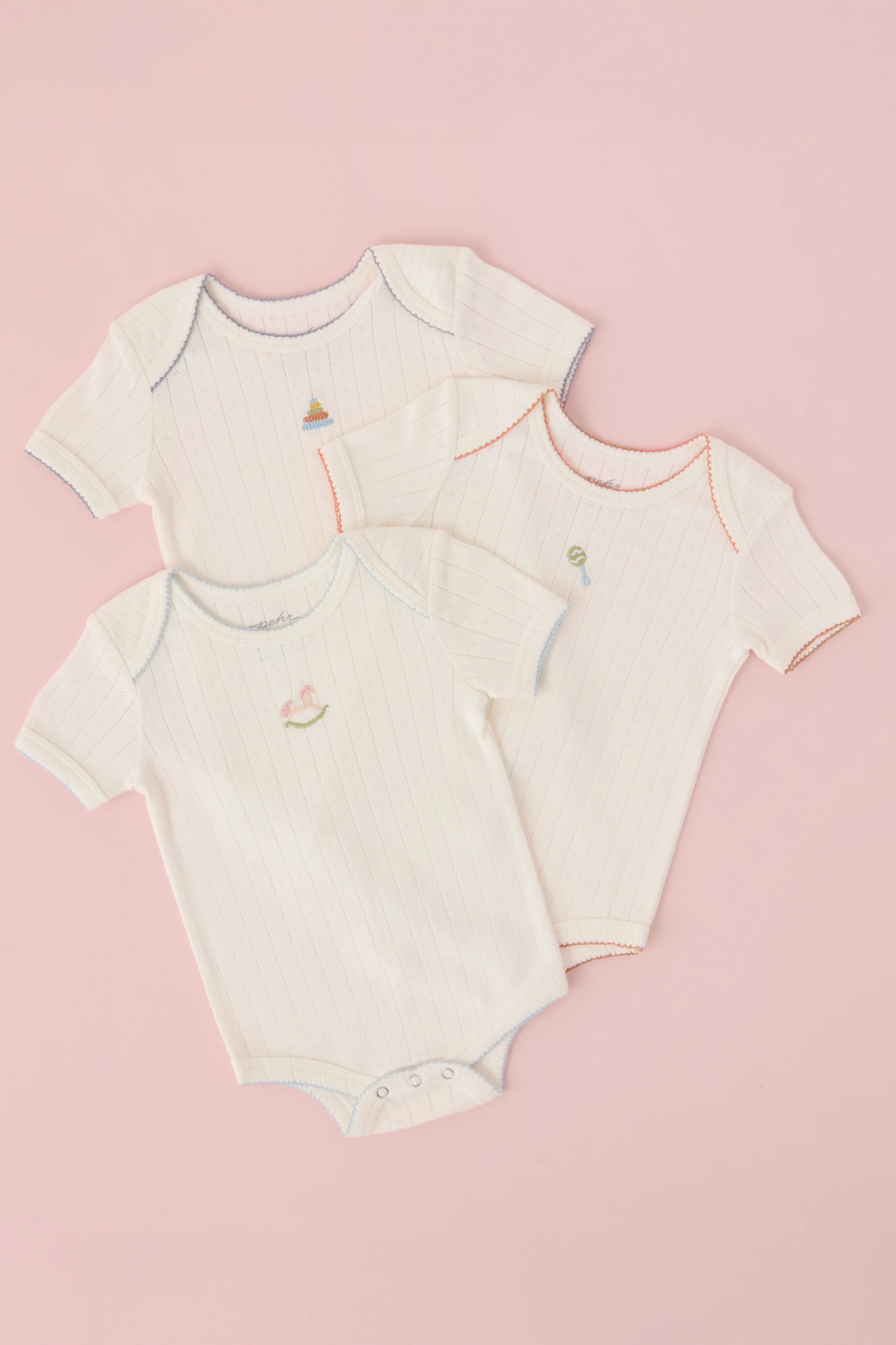 Petit Pehr Pointelle One-Piece 3-Pack - Playtime - Image 2
