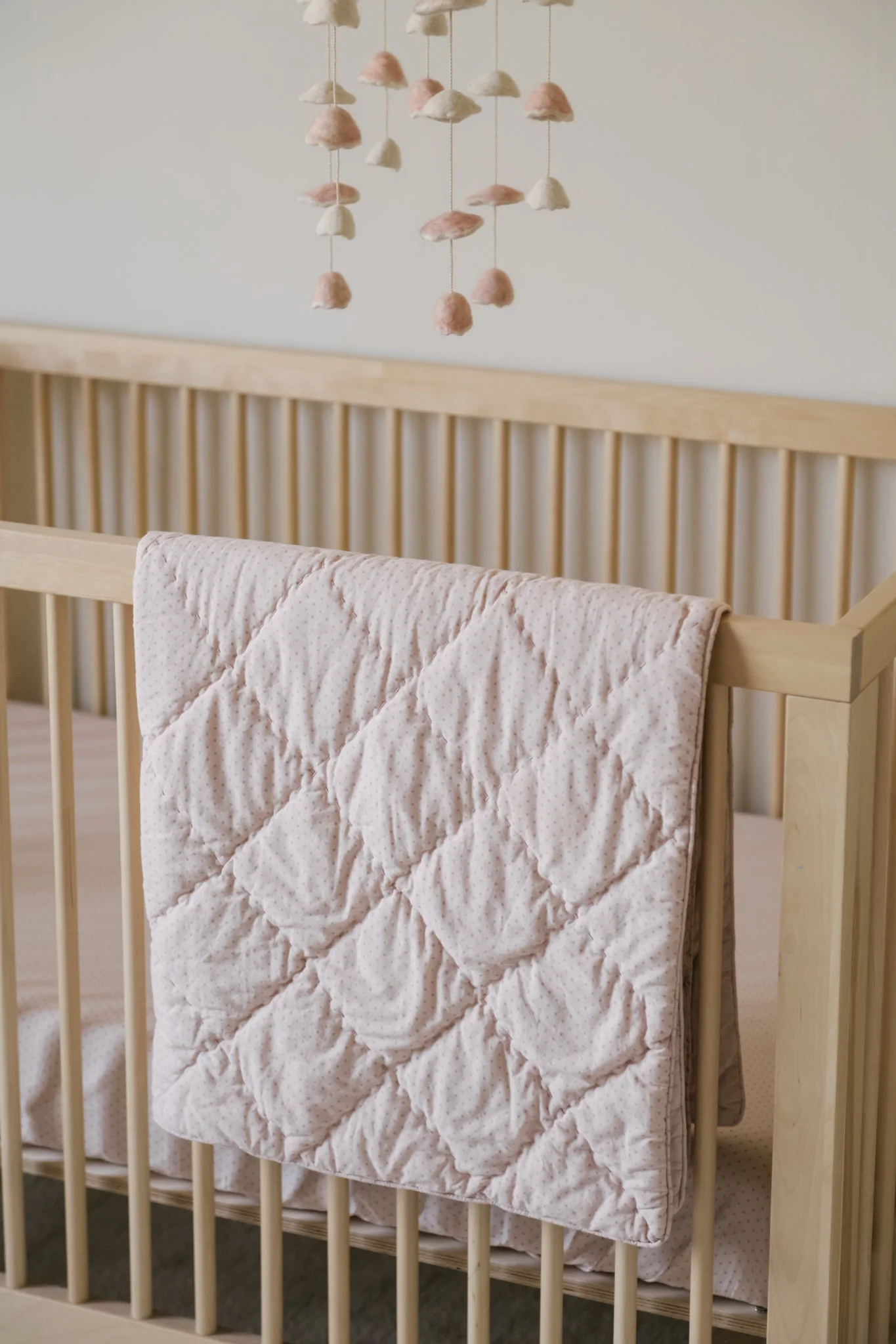Pin Dot Blanket - Pin Dot Peony - Image 3