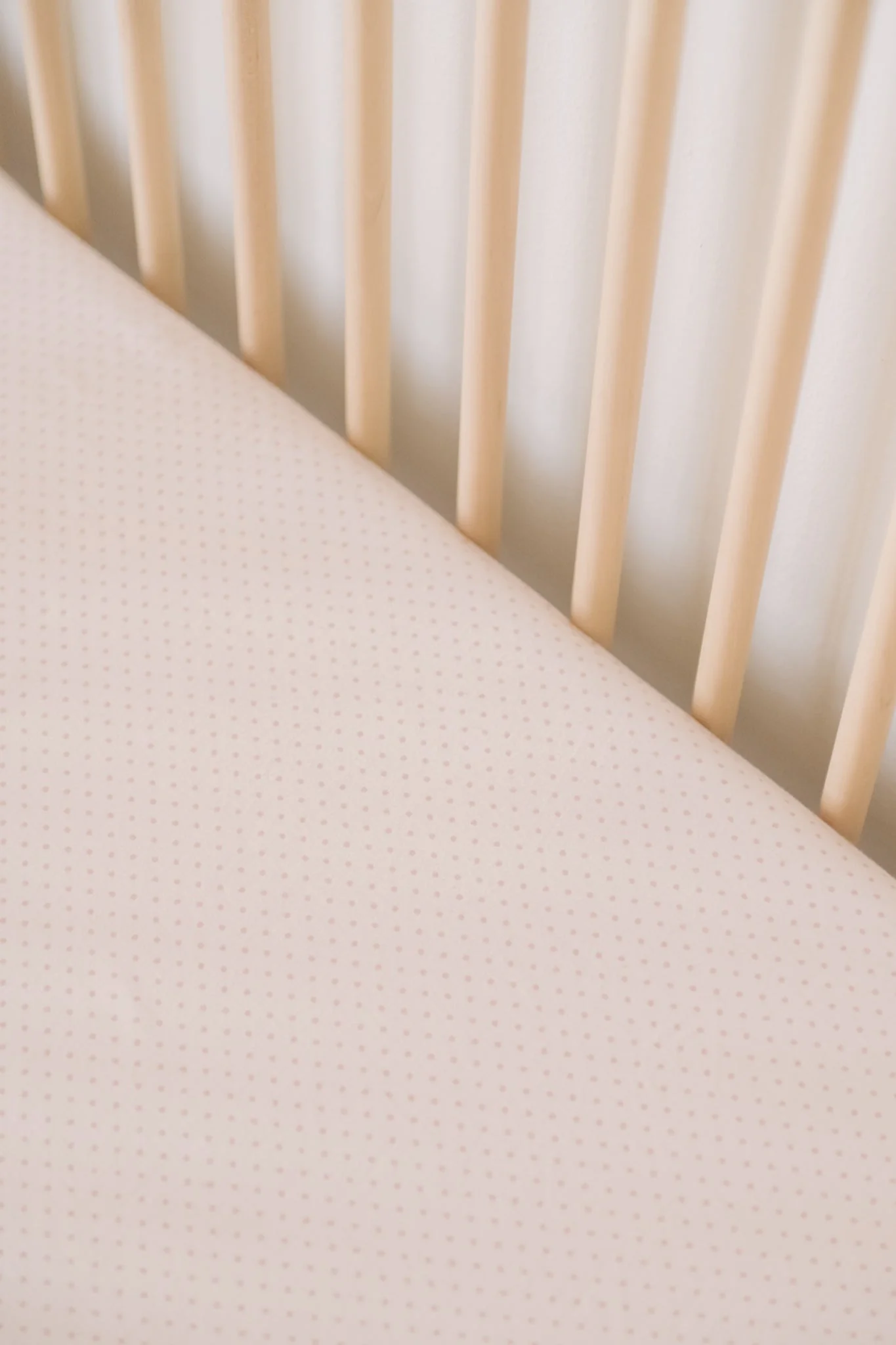 Pin Dot Crib Sheet - Pin Dot Peony - Image 3