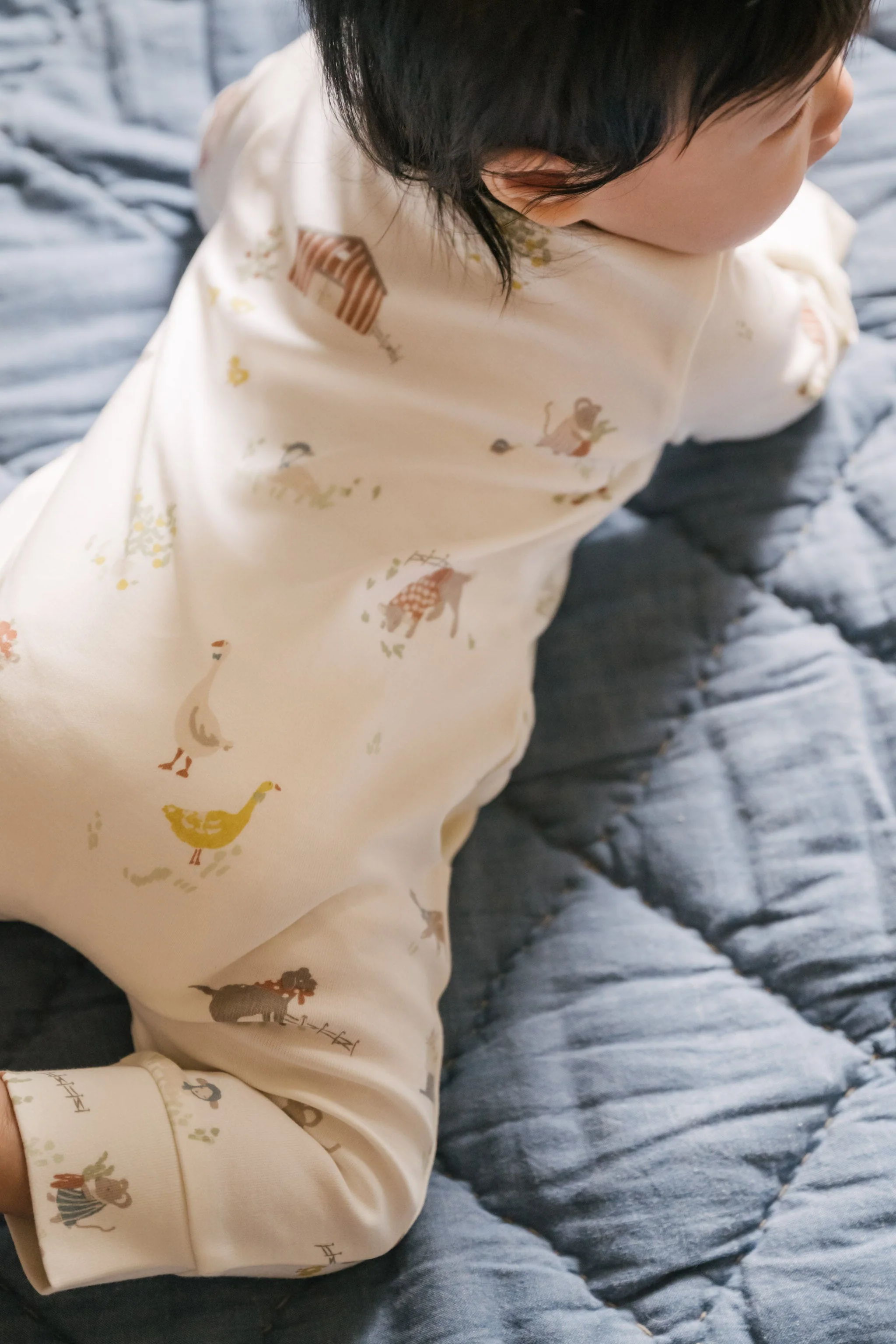 Placket Romper - On the Farm - Image 5