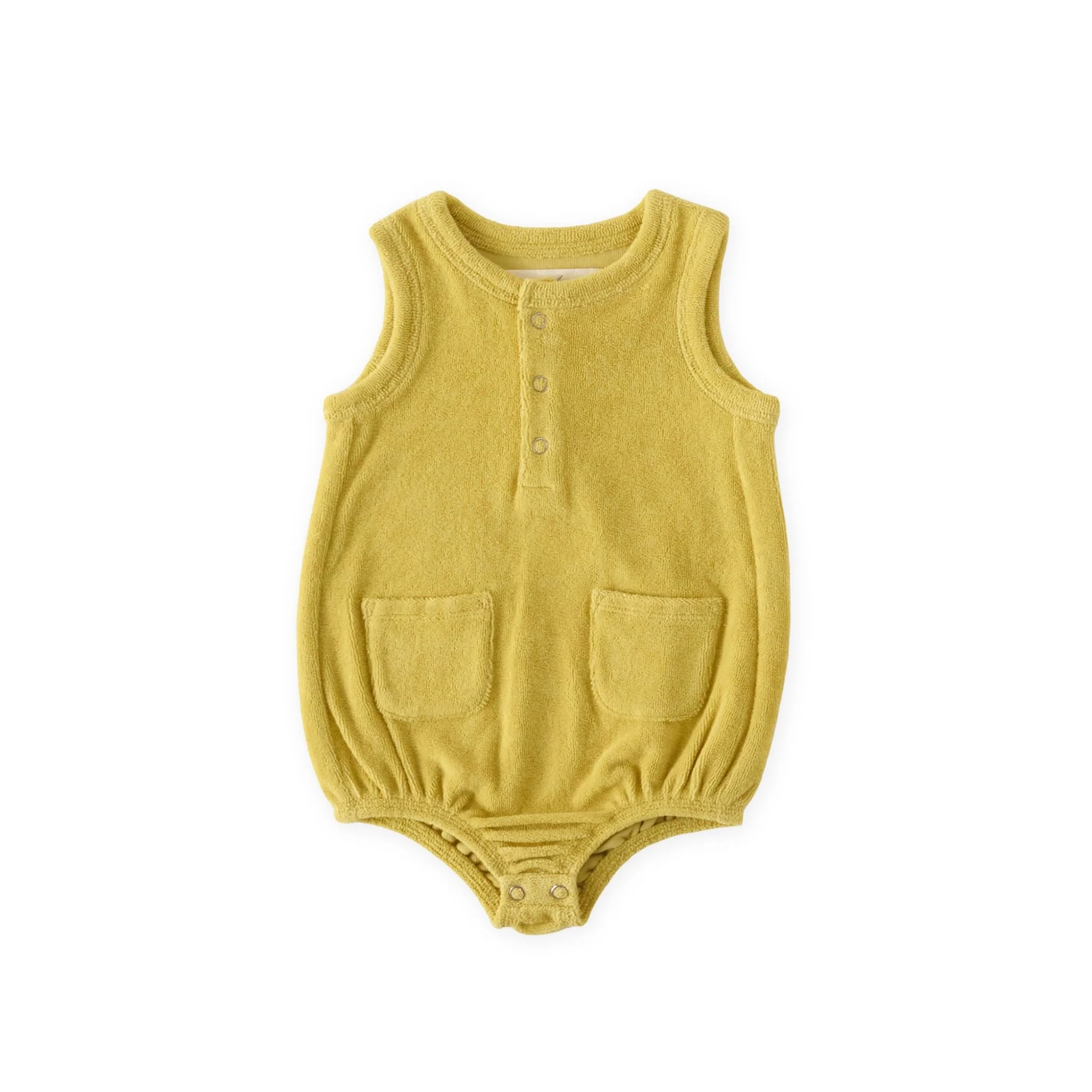 Classic Terry Pocket One Piece - Citrus