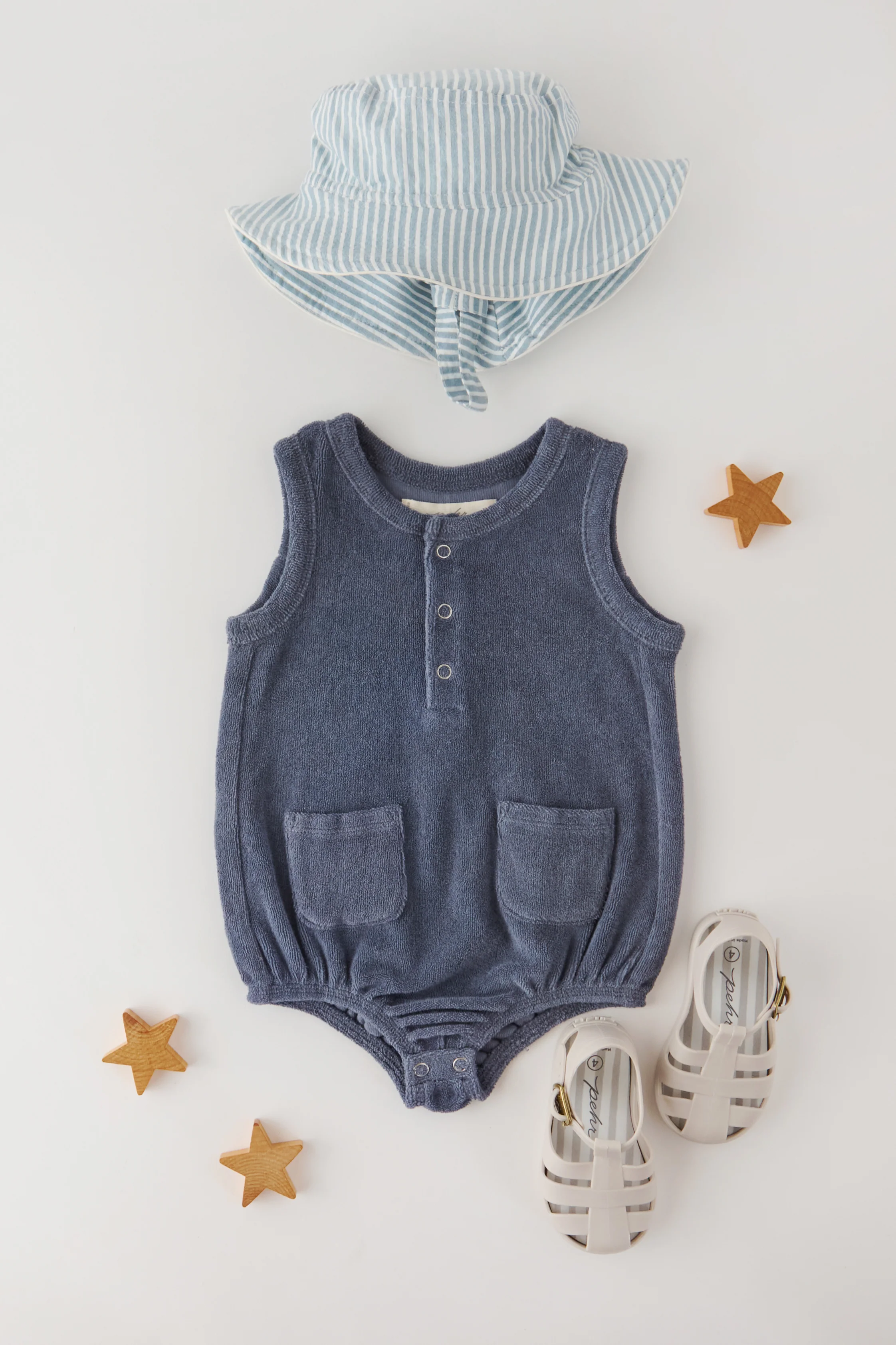 Classic Terry Pocket One Piece - Ocean - Image 6