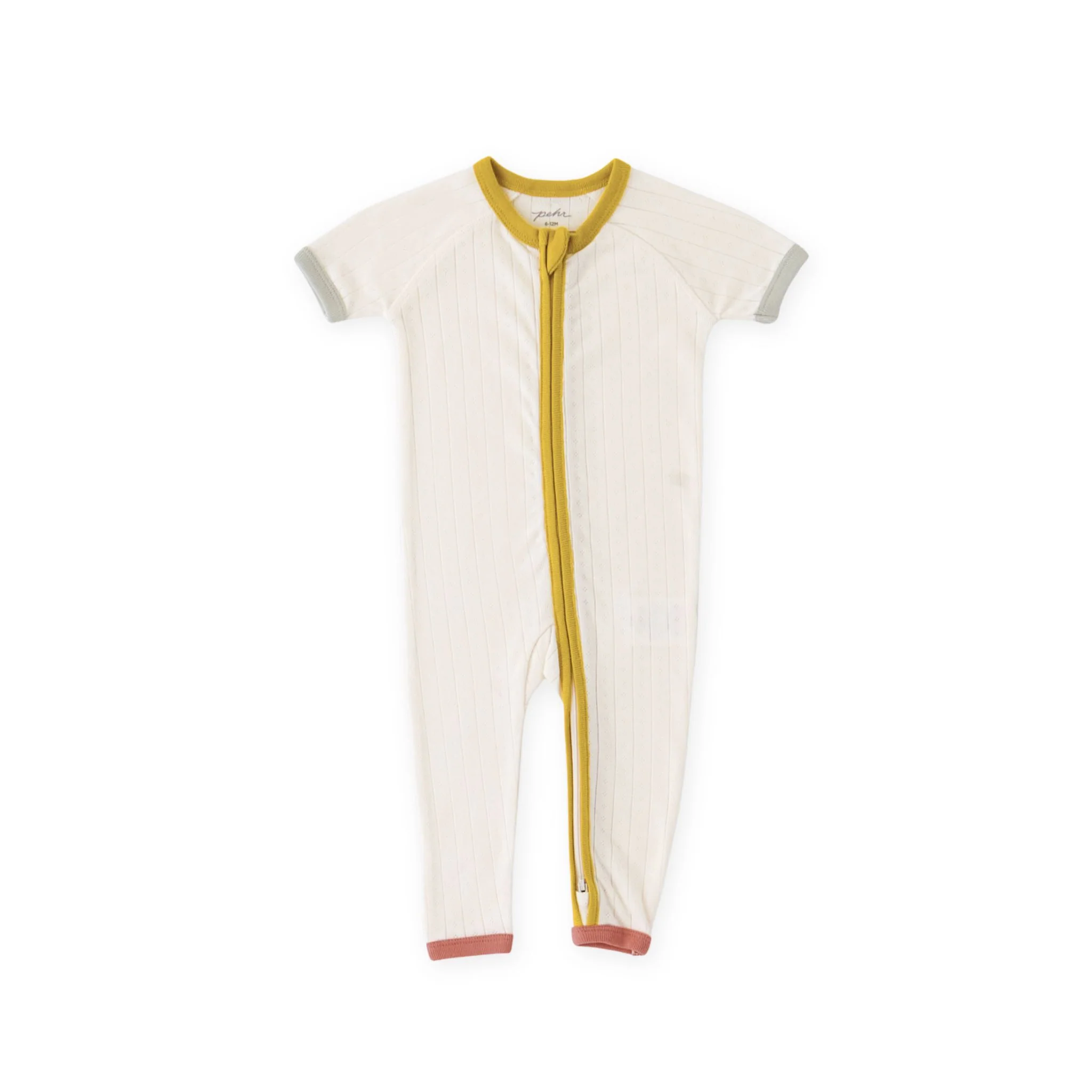 Pointelle Short Sleeve Sleeper - Multi