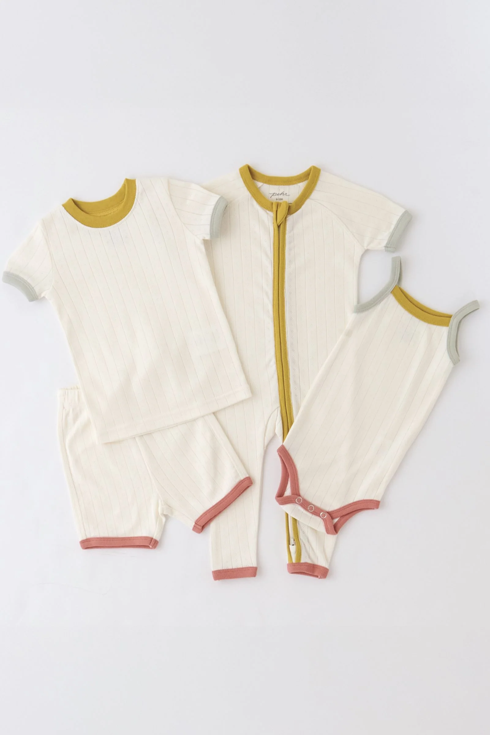 Pointelle Short Sleeve Sleeper - Multi - Image 4