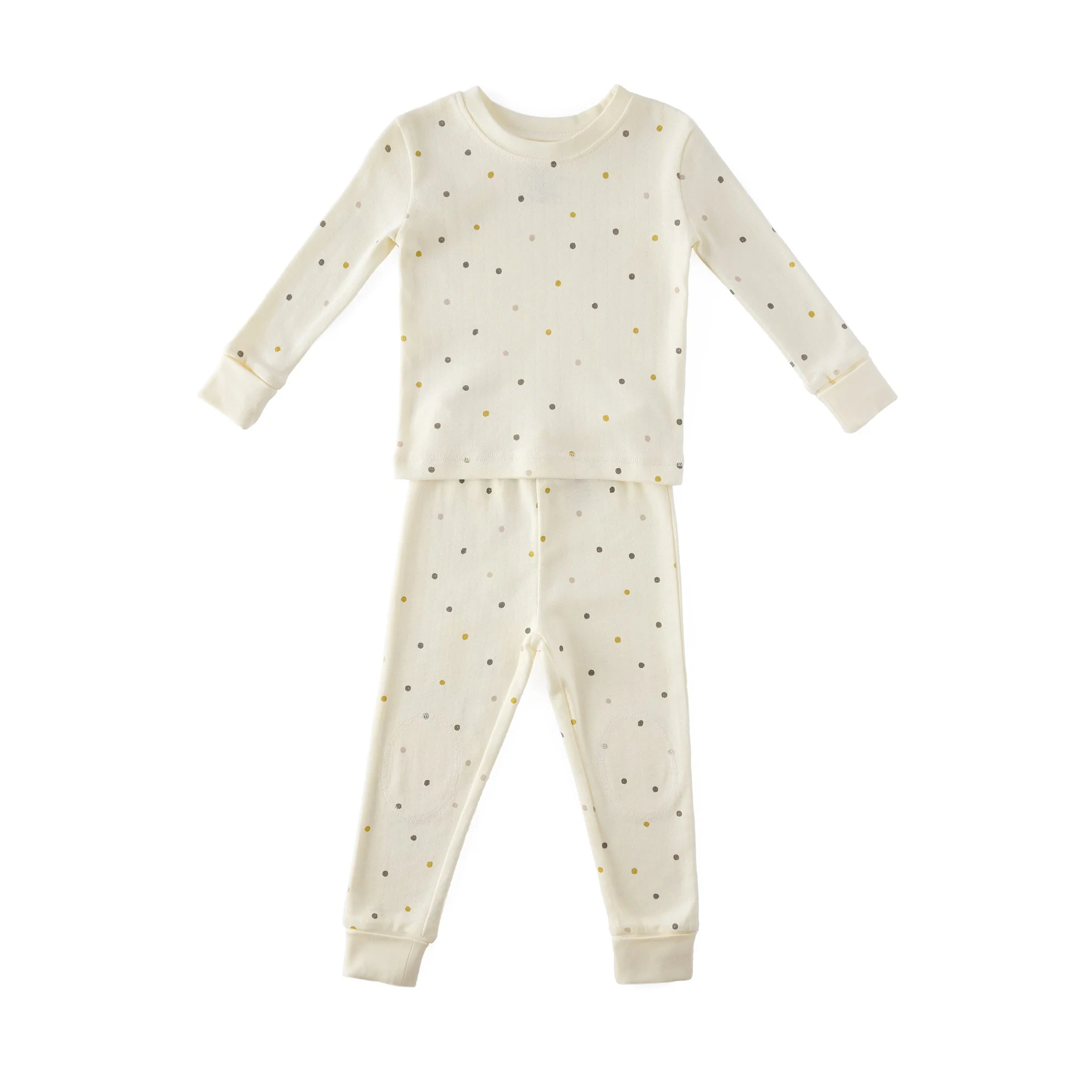 Pointelle Toddler Pajama - Polka Dotty