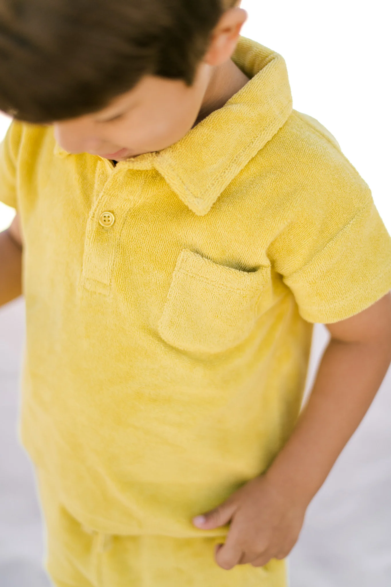Classic Terry Polo - Citrus - Image 2