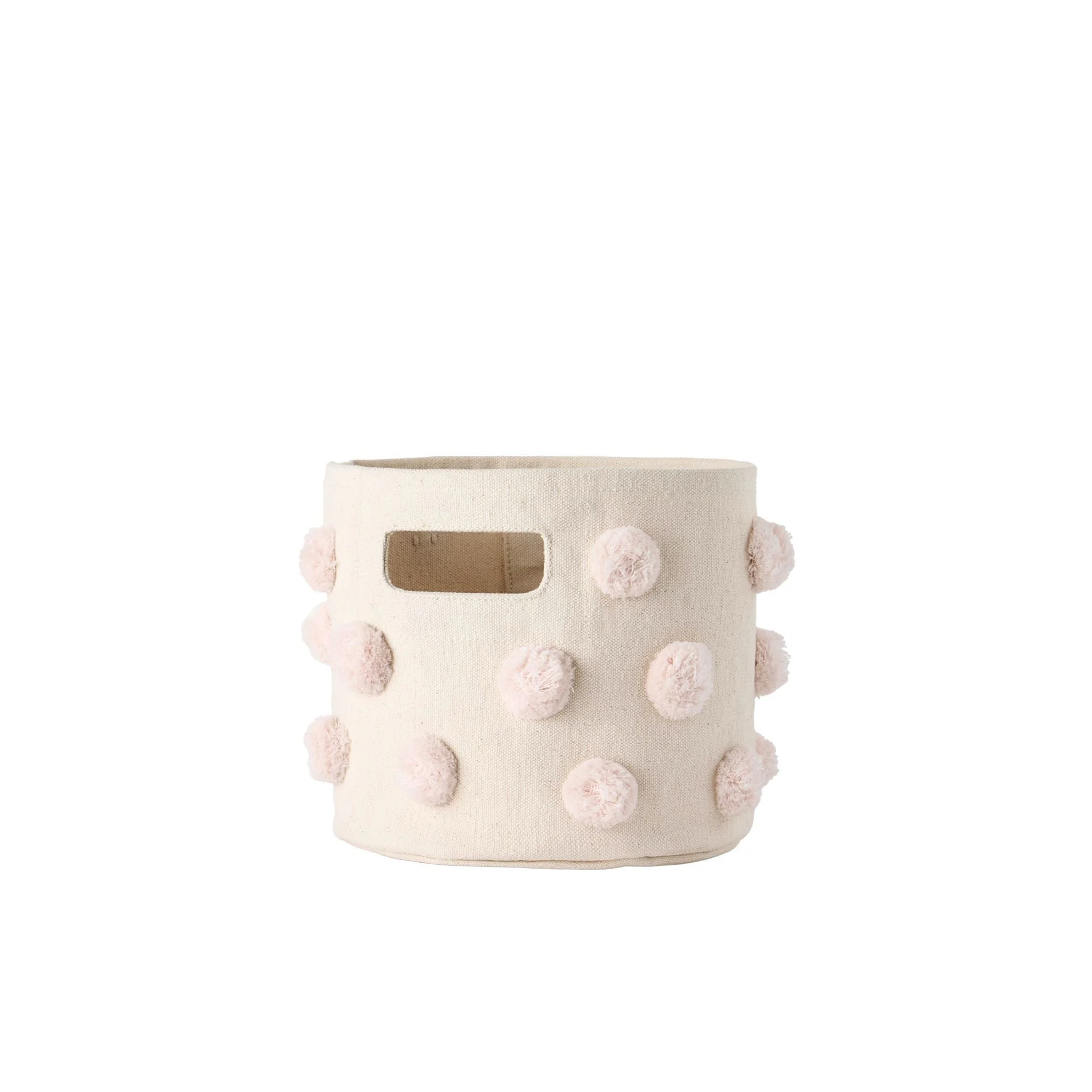 Pom Pom Basket Mini - Blush