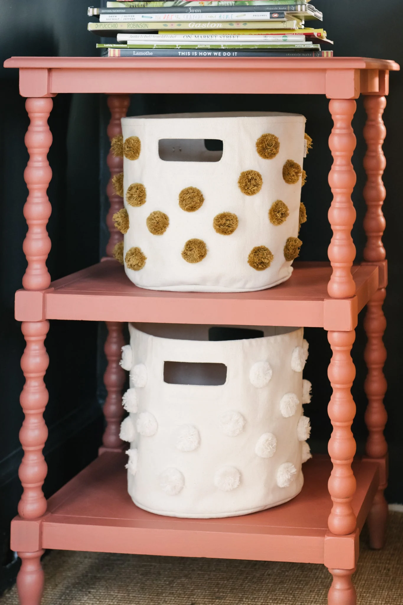 Pom Pom Basket Pint - Dijon - Image 4