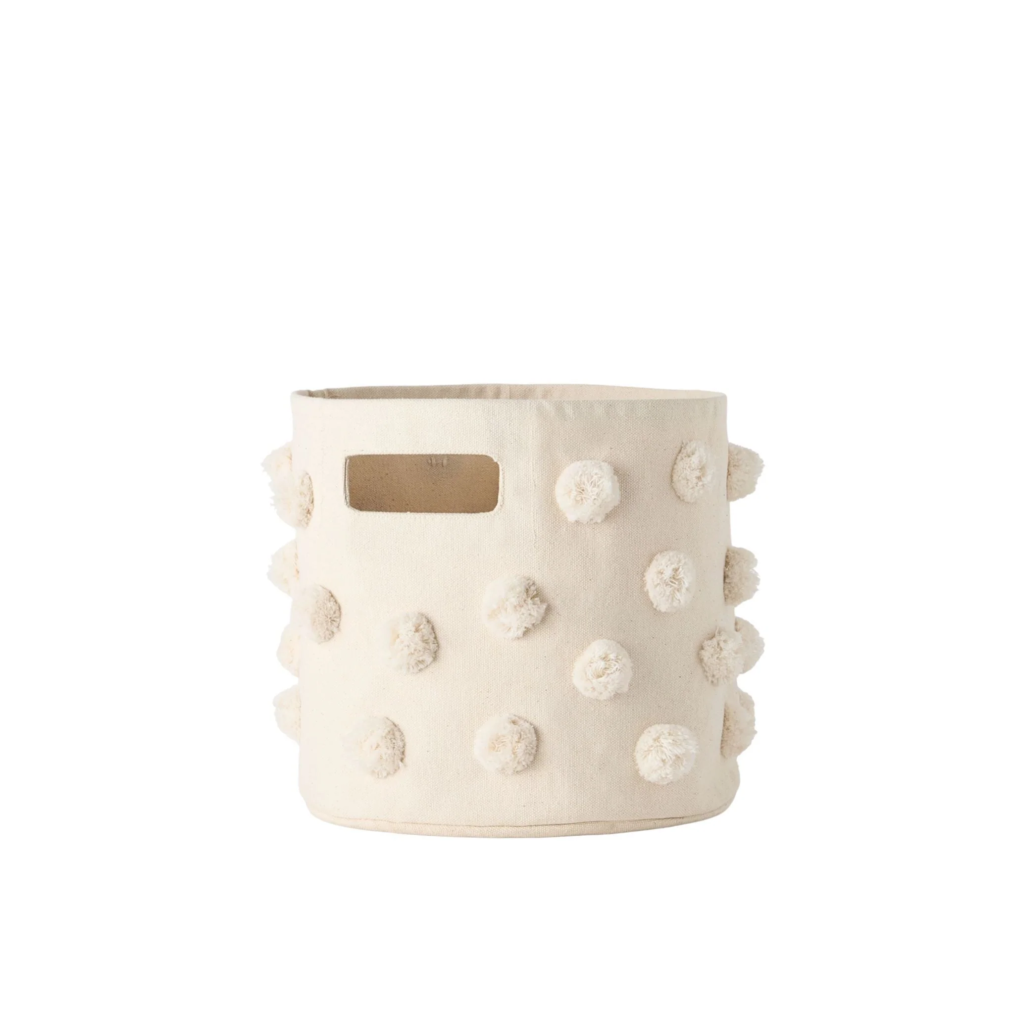 Pom Pom Basket Pint - Natural