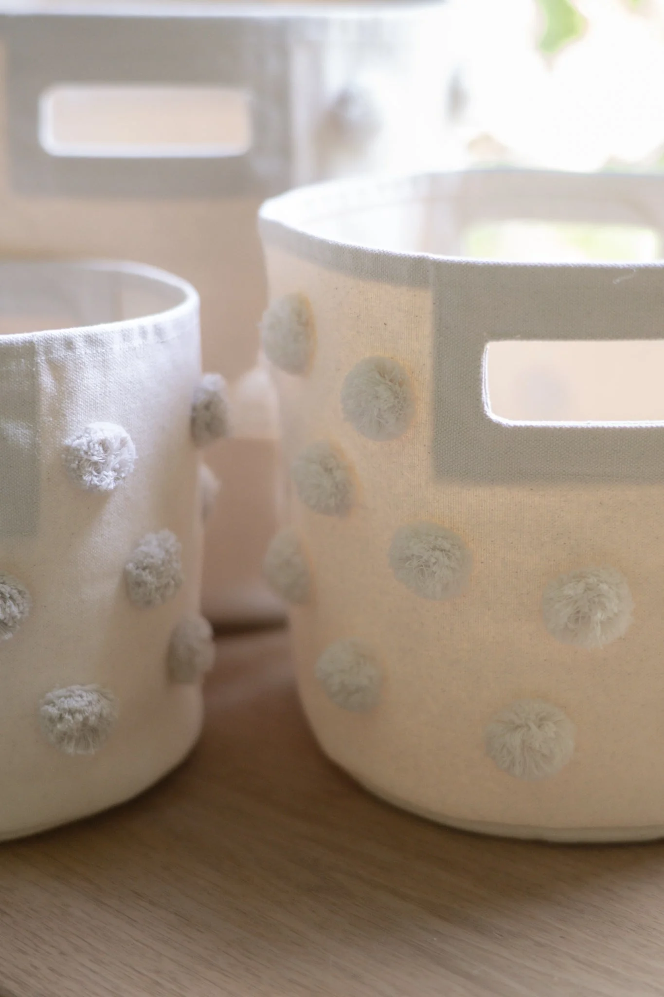 Pom Pom Basket Pint - Natural - Image 3