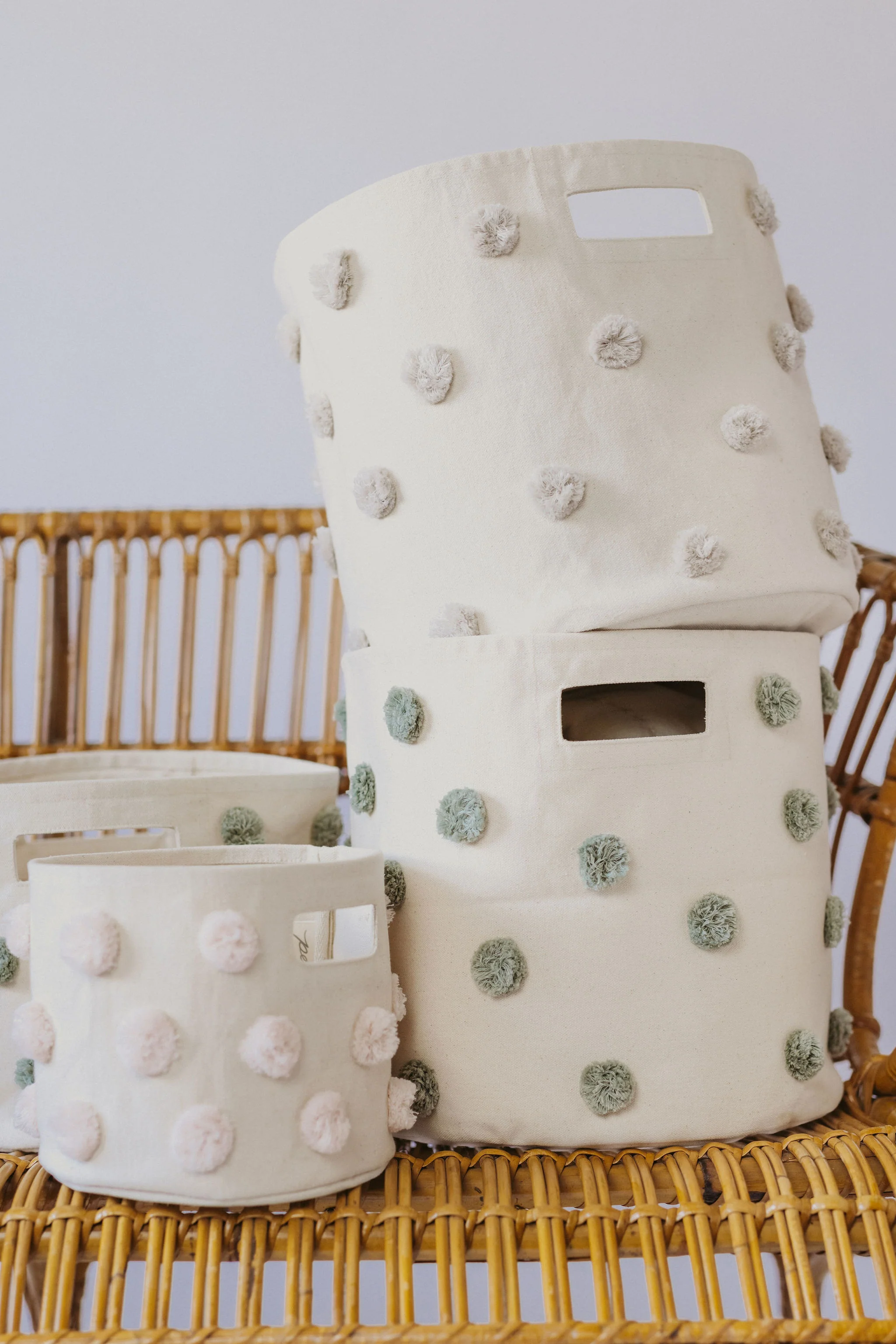 Pom Pom Storage Set - Grey - Image 5