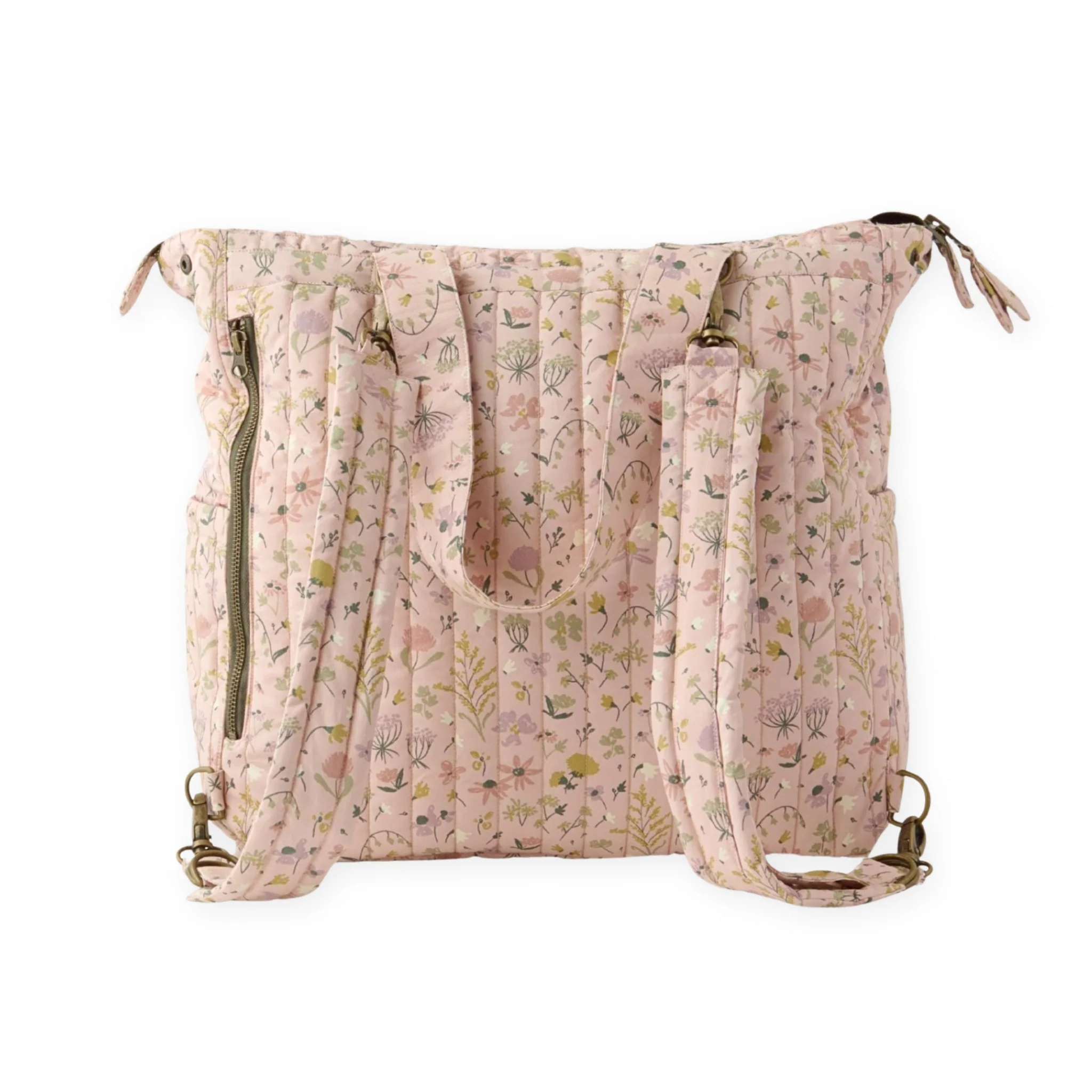 Printed Convertible Diaper Bag - Wildflower - Image 2