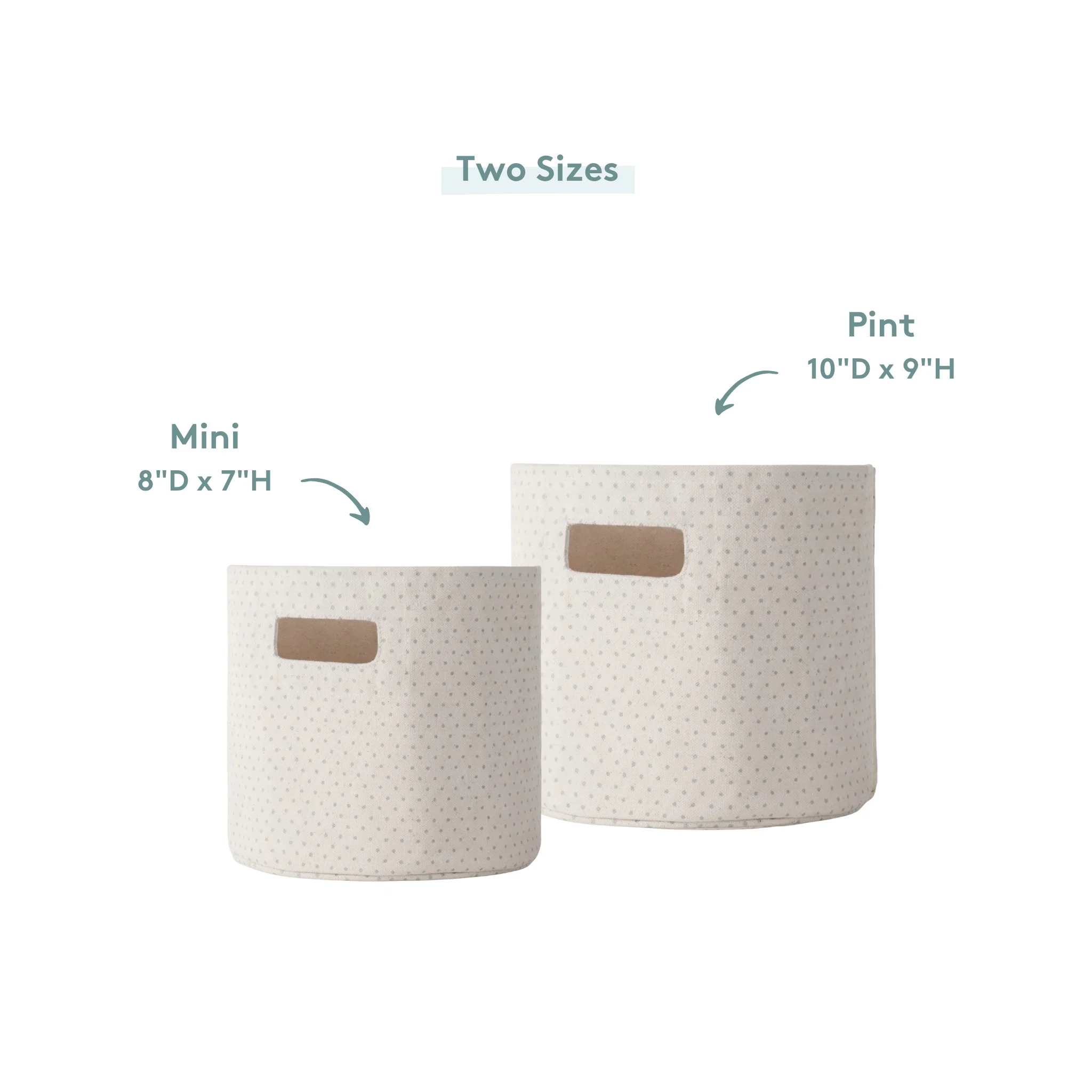 Printed Basket Pint - Pin Dot Pebble - Image 9