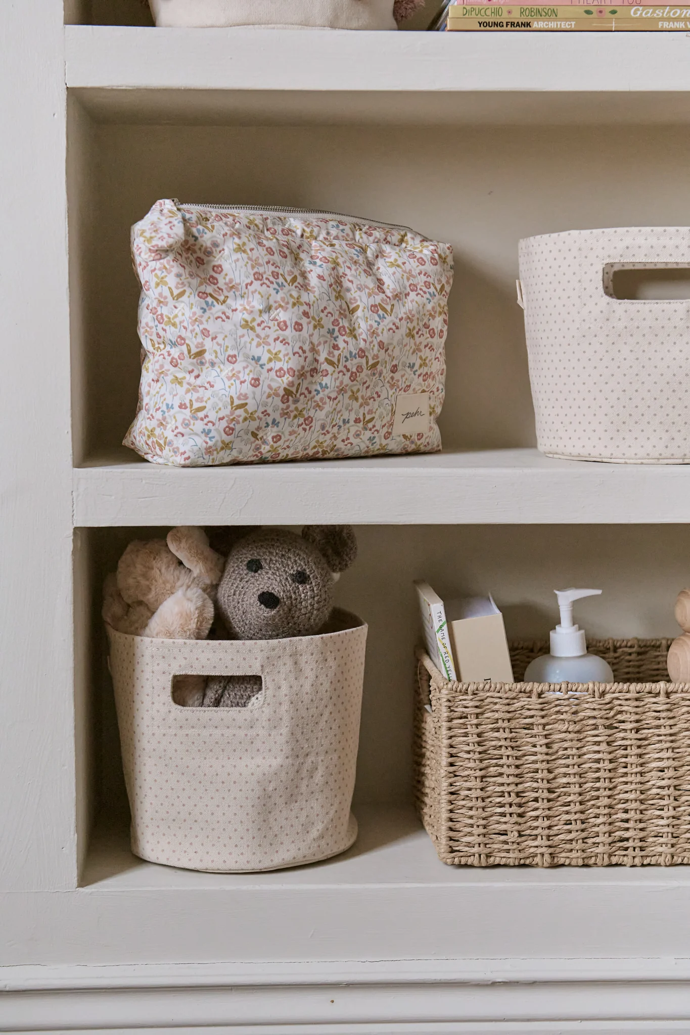 Printed Basket Pint - Pin Dot Peony - Image 3