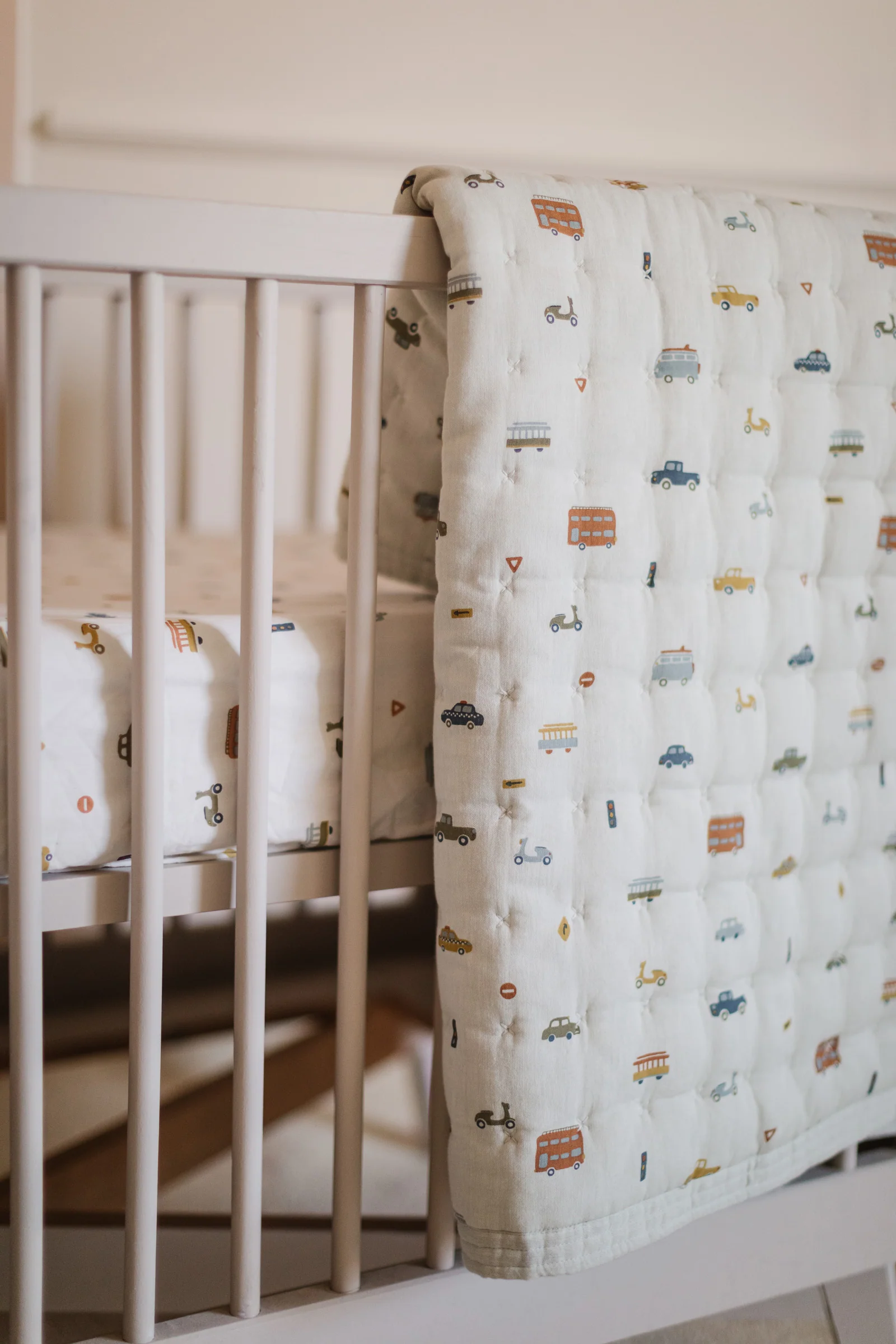 Quilted Chambray Blanket - Rush Hour - Image 5