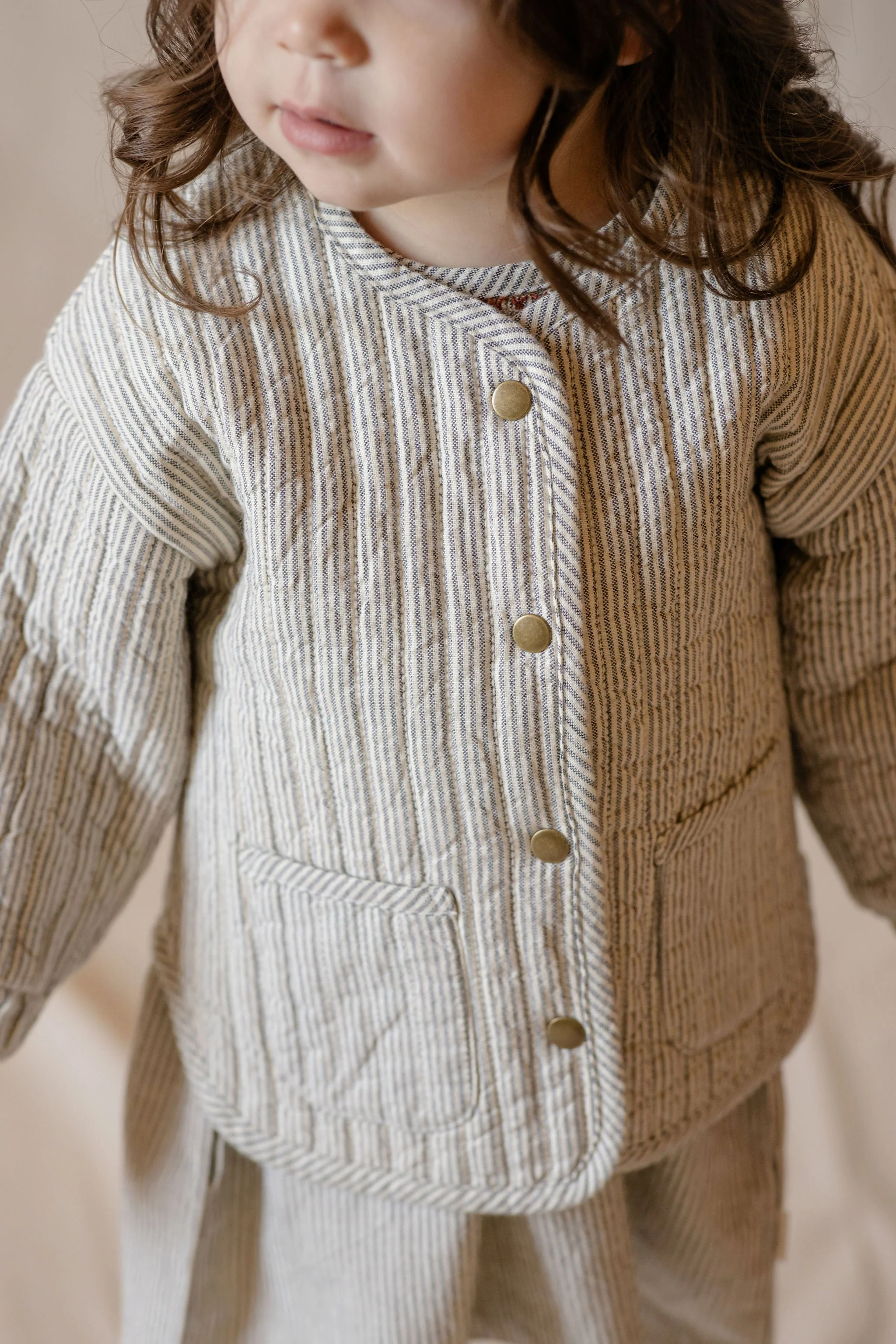 Railroad Quilted Jacket - Railroad Stripe - Image 2