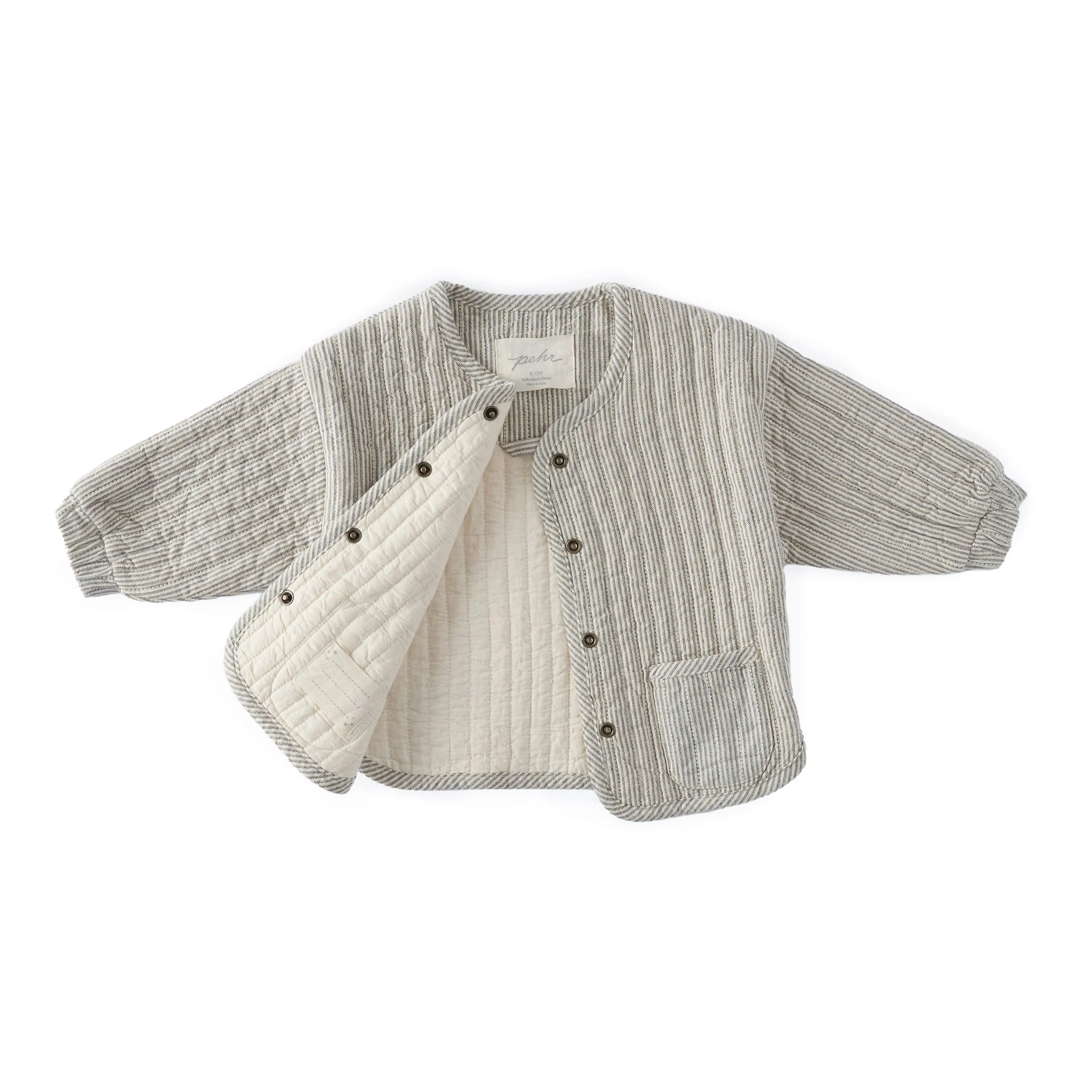 Railroad Quilted Jacket - Railroad Stripe - Image 7