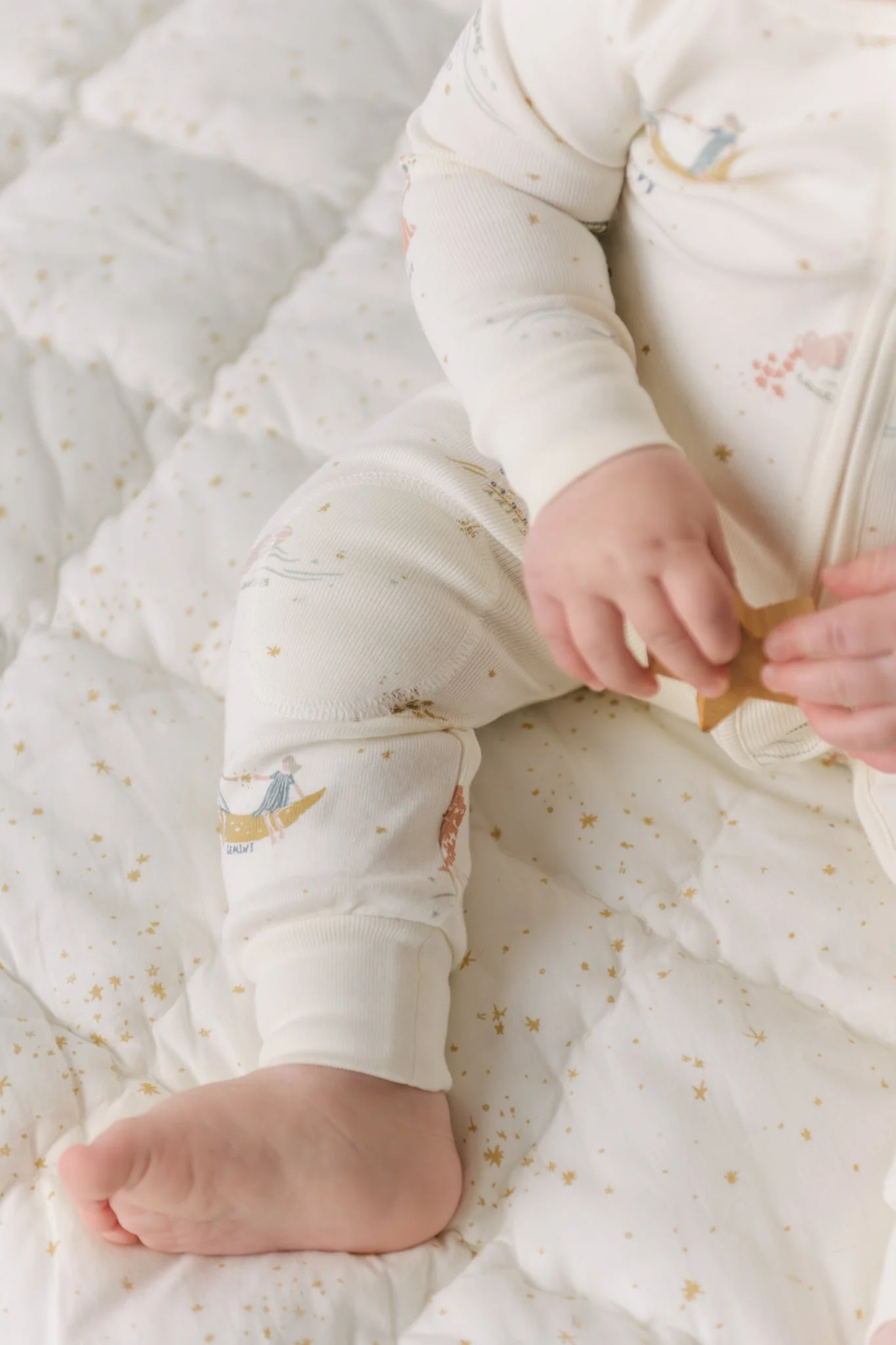 Ribbed Baby Footless Sleeper - Zodiac - Image 4