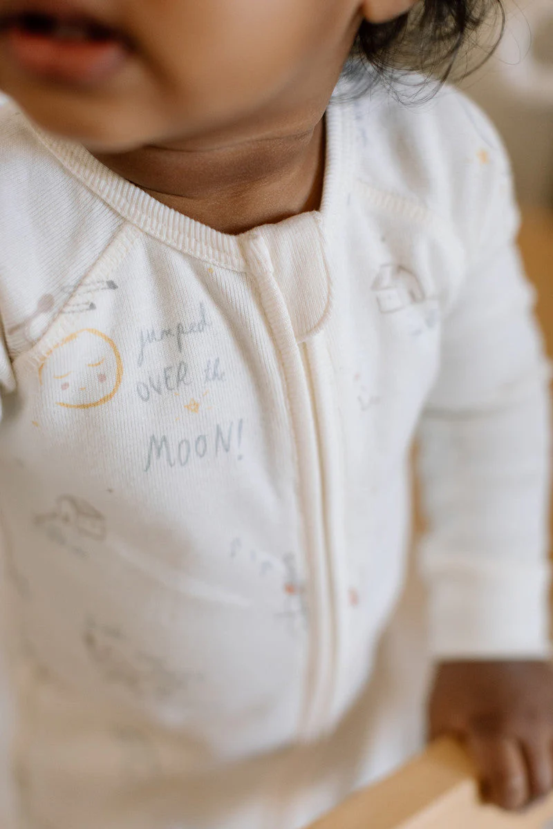 Ribbed Baby Sleeper - Over the Moon - Image 2