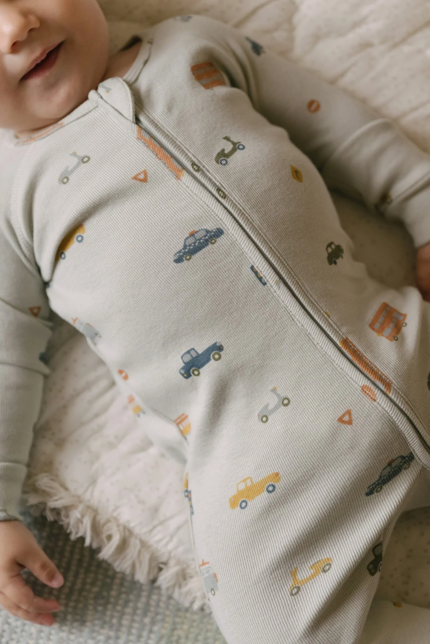 Ribbed Baby Sleeper - Rush Hour Mist - Image 3