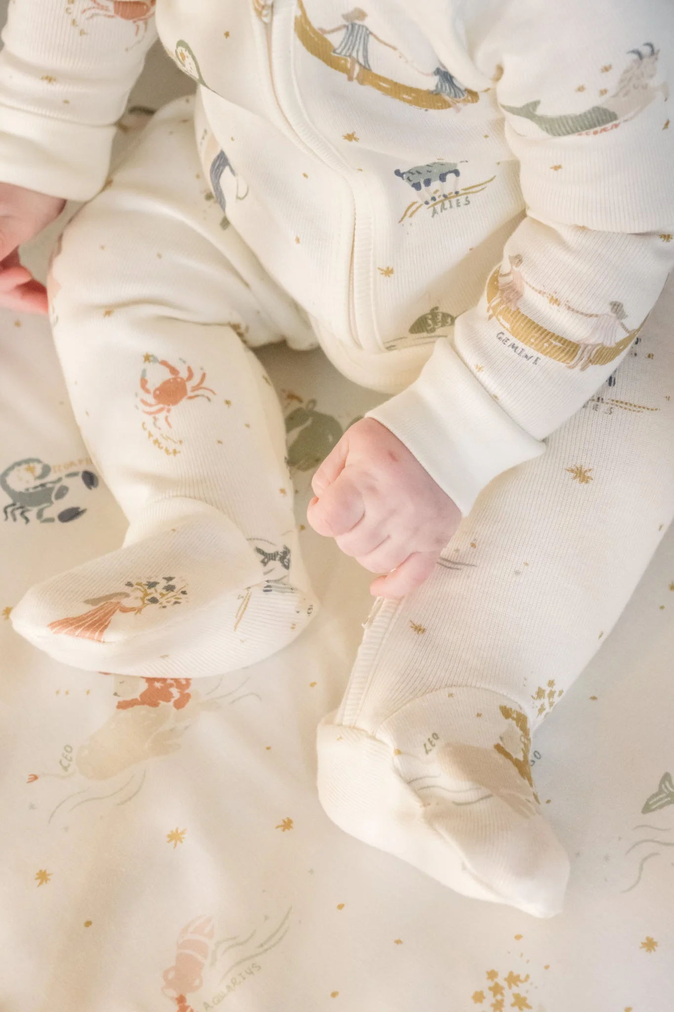 Ribbed Baby Sleeper - Zodiac - Image 3