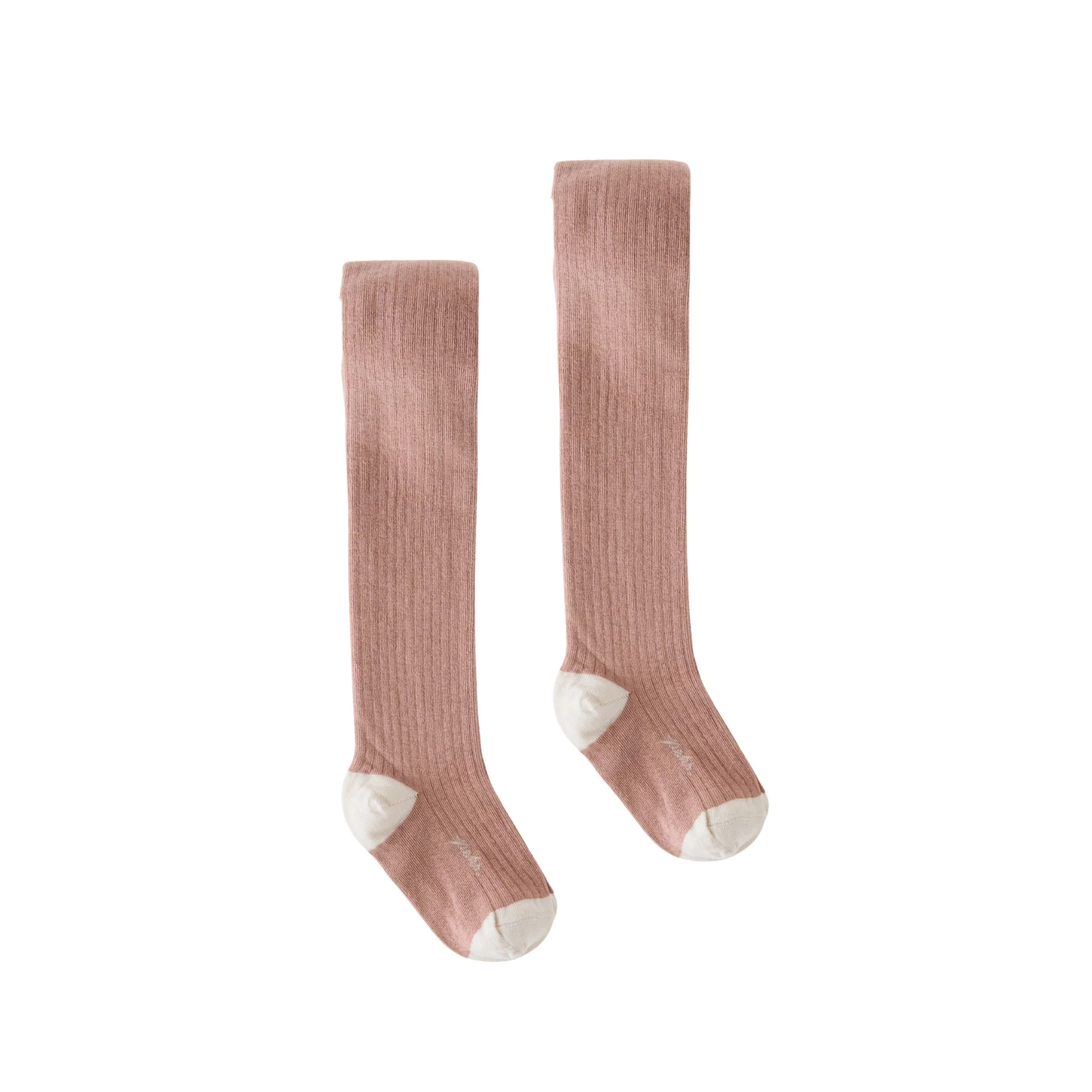 Ribbed Tights 2 Pack - Blossom
