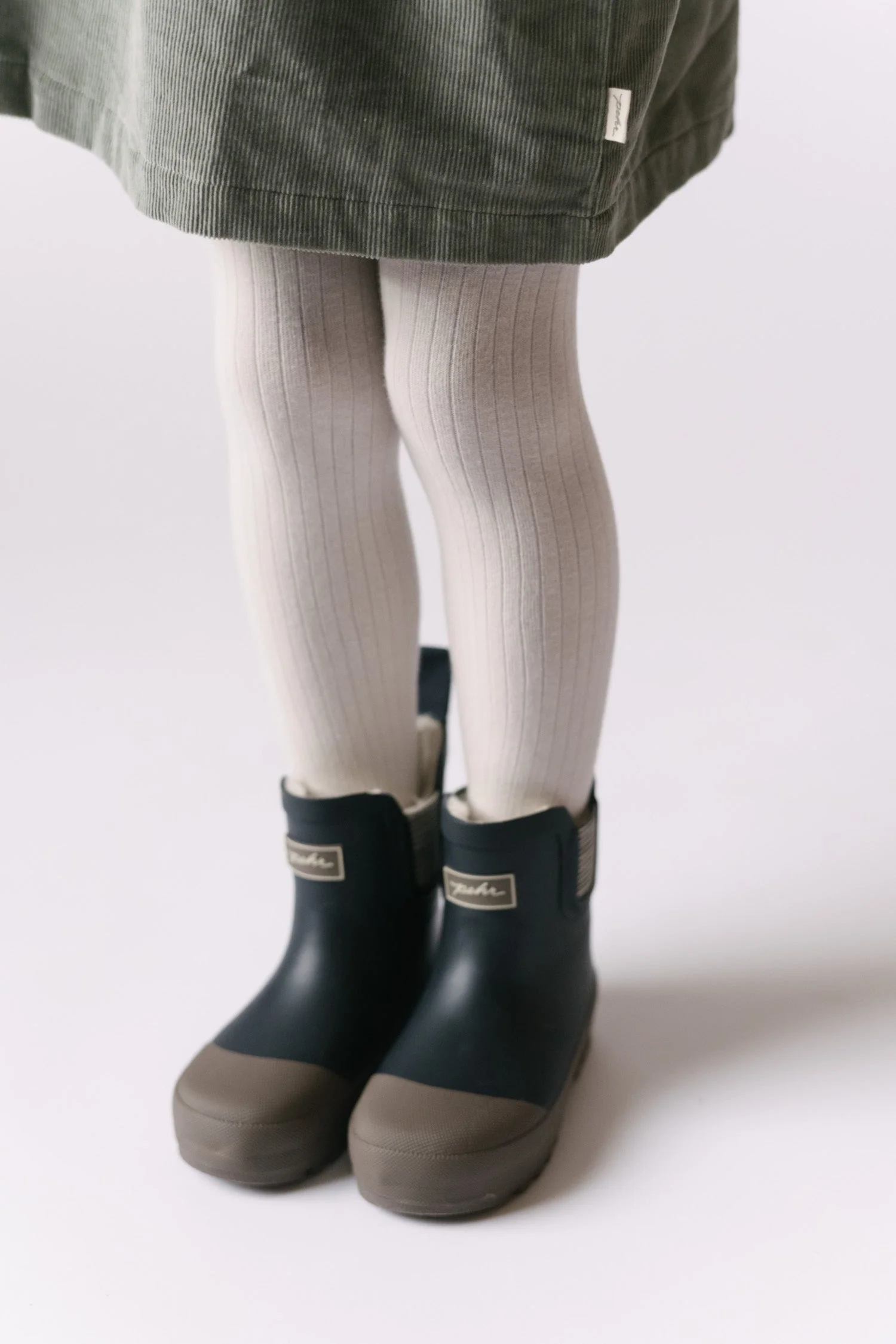Ribbed Tights 2 Pack - Natural - Image 3