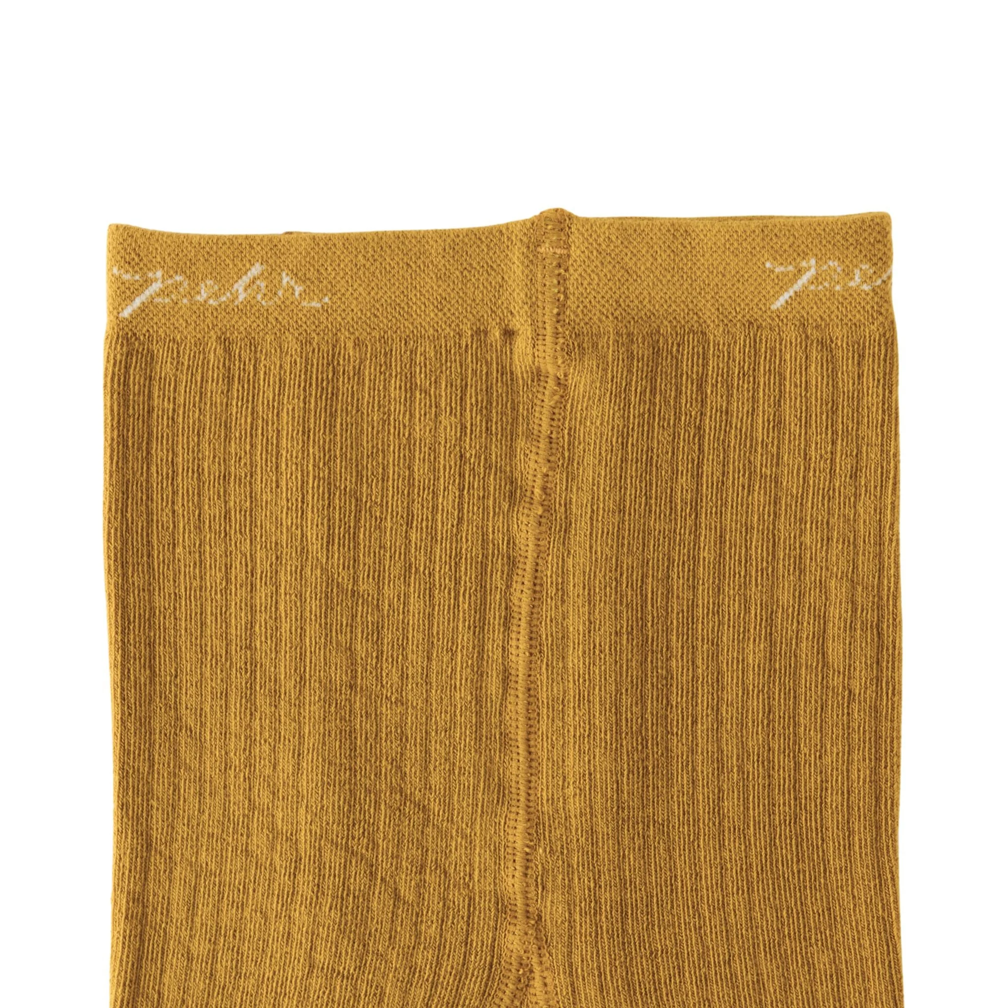 Ribbed Tights - Ochre - Image 8