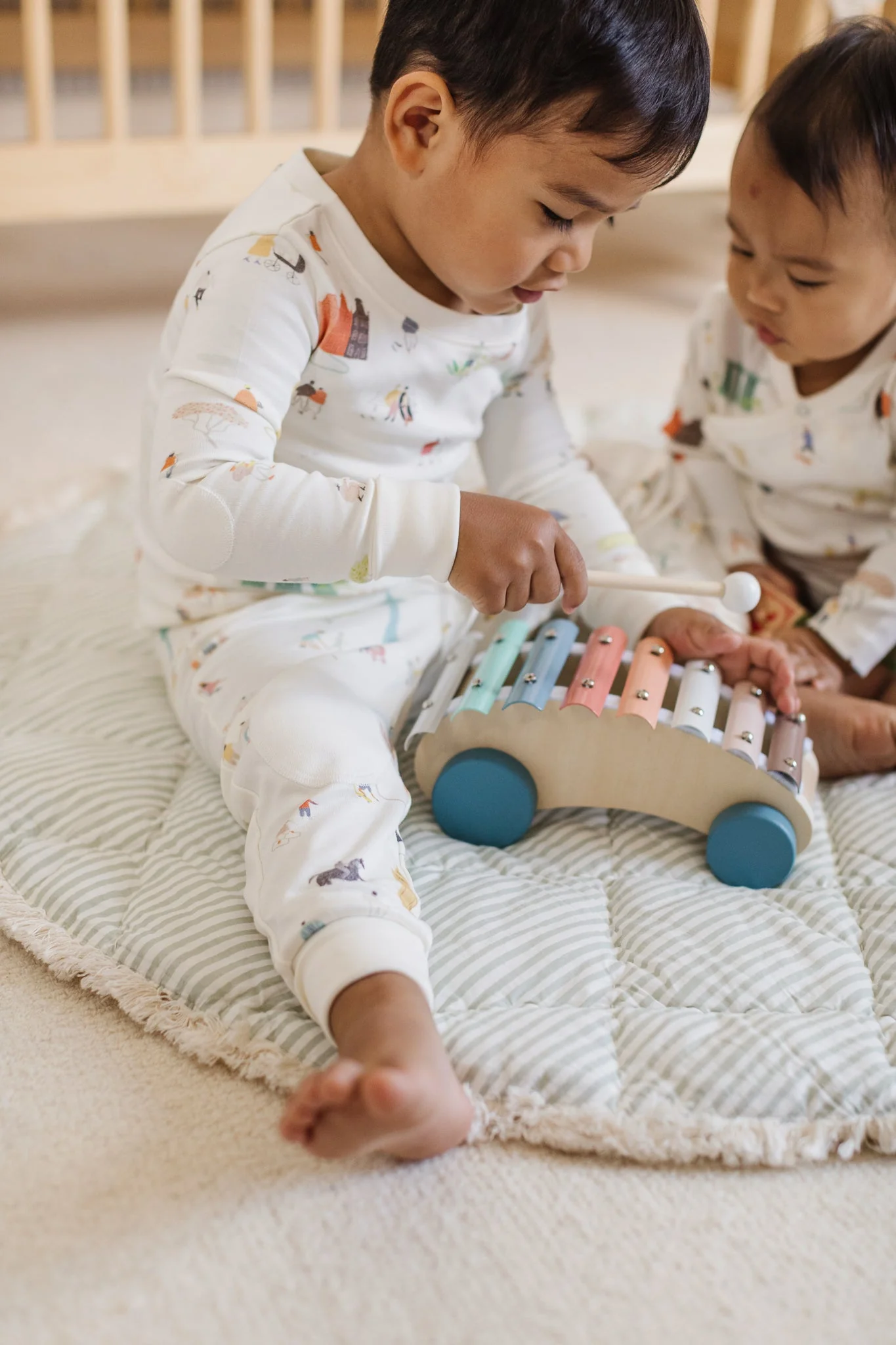 Ribbed Toddler Pajama - Explore the World - Image 3