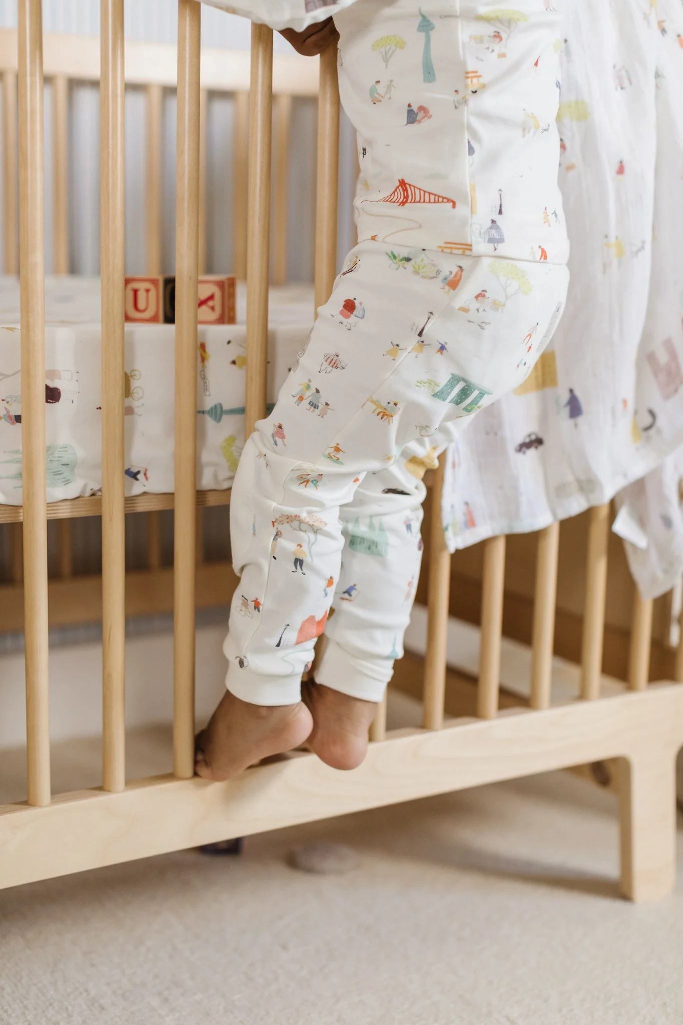 Ribbed Toddler Pajama - Explore the World - Image 4
