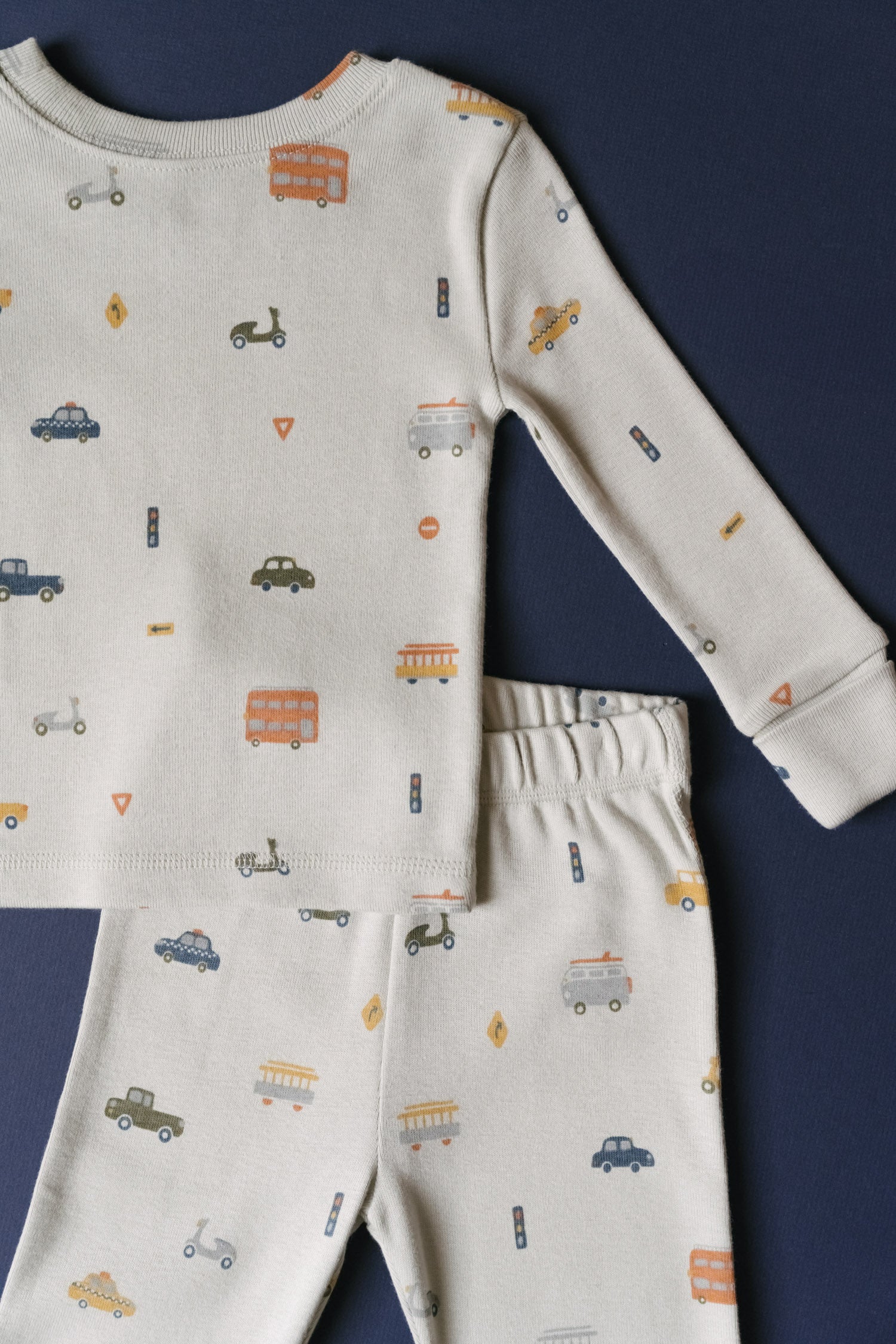 Ribbed Toddler Pajama - Rush Hour Mist - Image 6