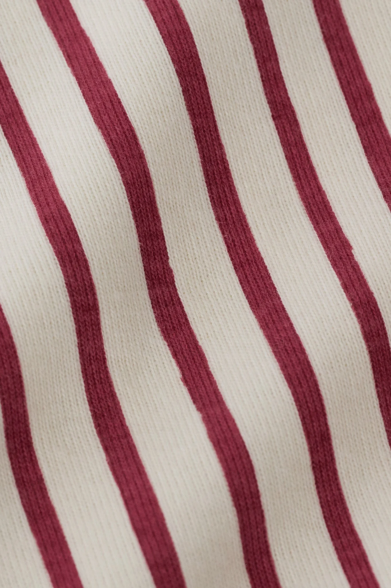 Ribbed Toddler Pajama - Stripes Away Berry - Image 2