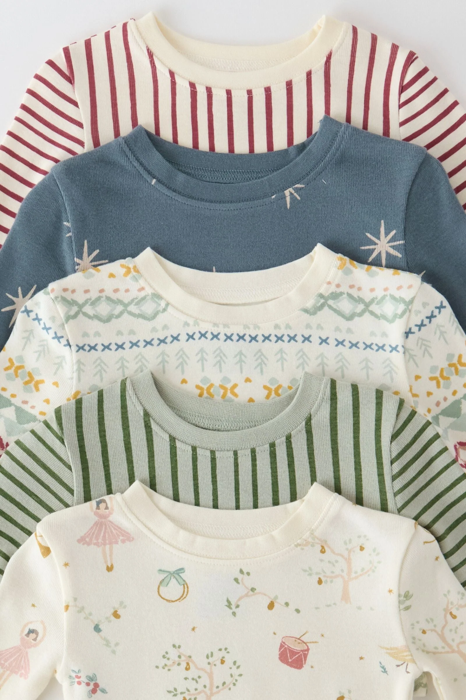 Ribbed Toddler Pajama - Stripes Away Berry - Image 8