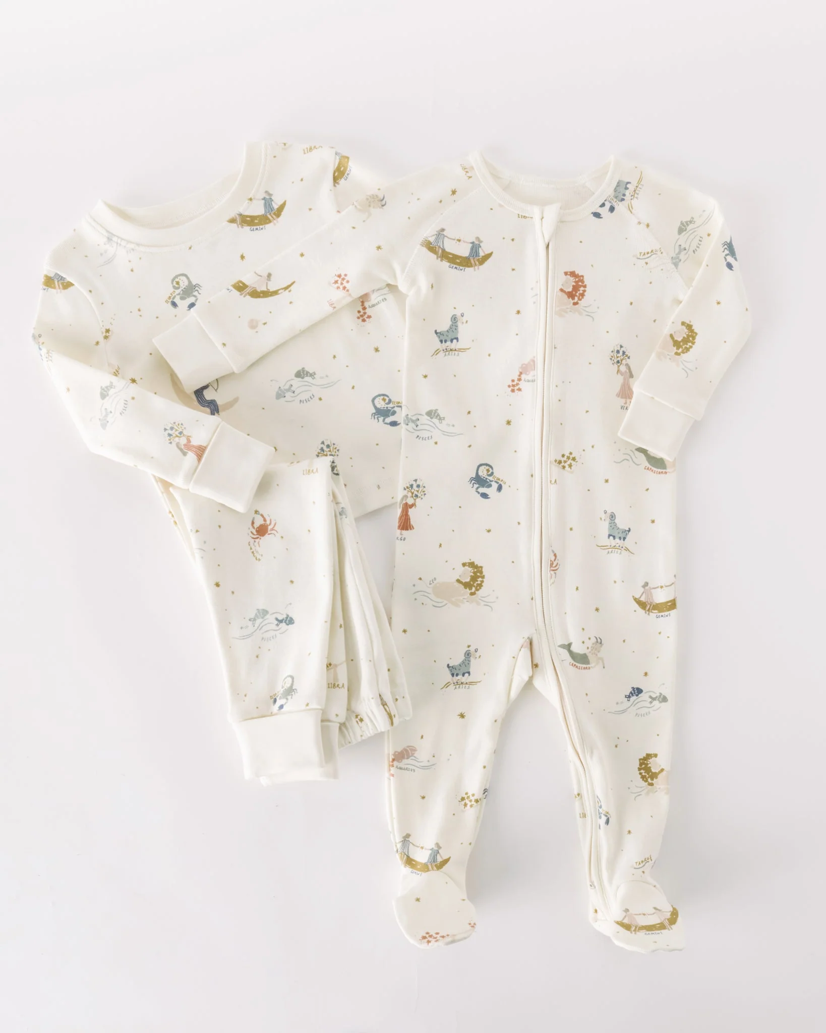 Ribbed Toddler Pajama - Zodiac - Image 5
