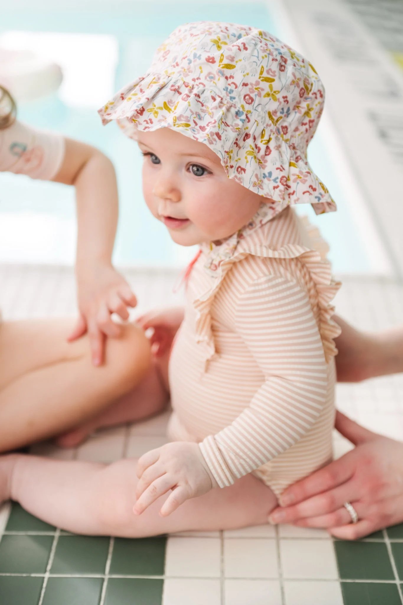 Ruffle Bucket Hat - Floret - Image 6