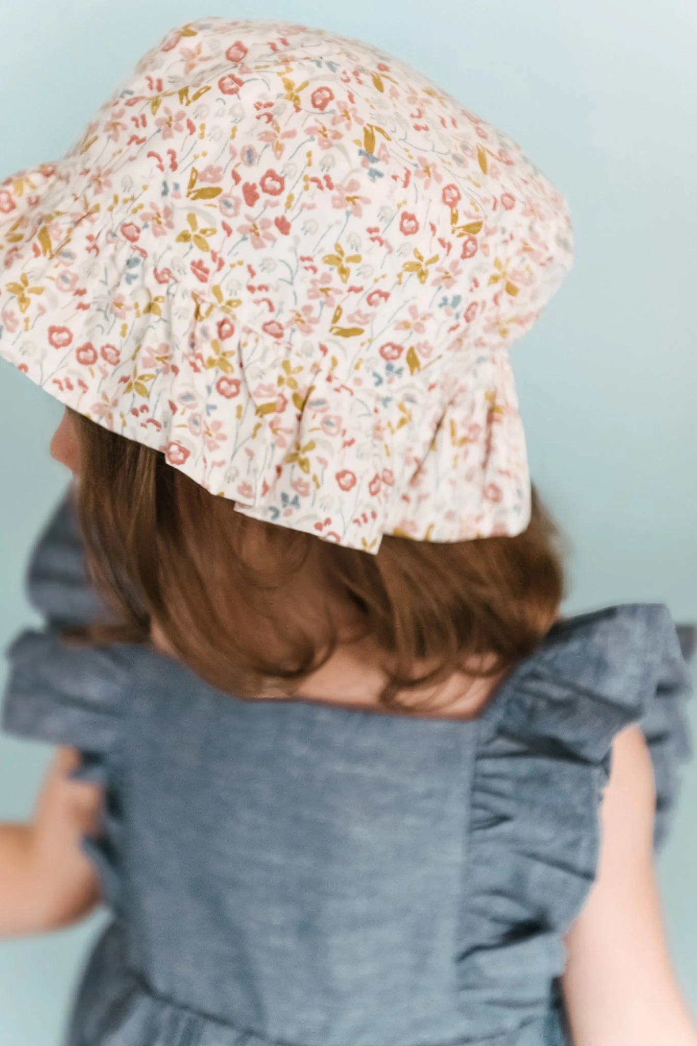 Ruffle Bucket Hat - Floret - Image 8