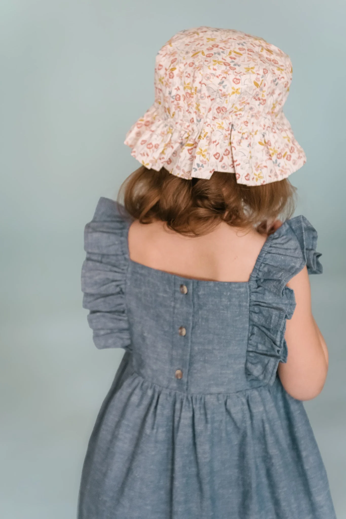 Ruffle Bucket Hat - Floret - Image 9