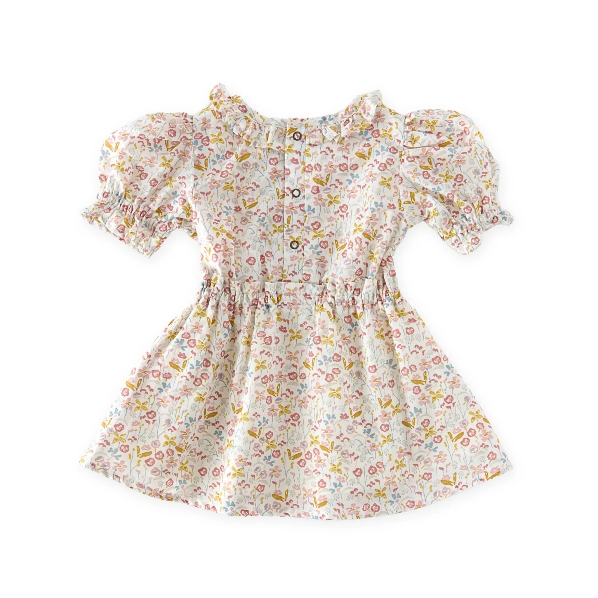 Ruffle Puff Sleeve Dress- Floret - Image 8