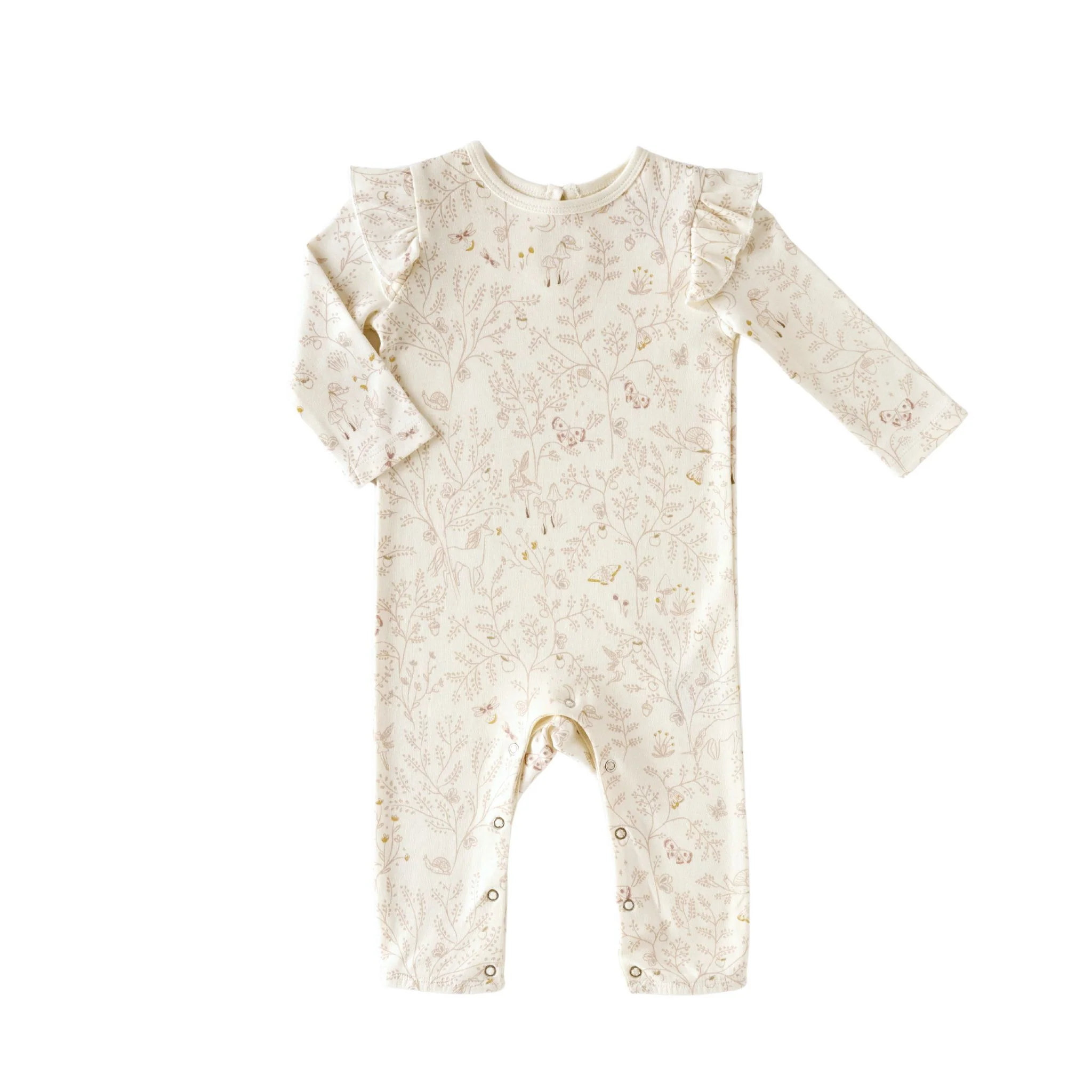 Ruffle Romper - Secret Garden