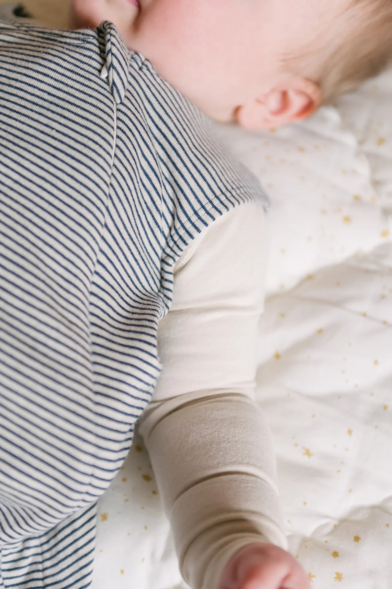 Sailor Stripe Front Zipper 1.0 TOG Sleep Bag - Ink - Image 3