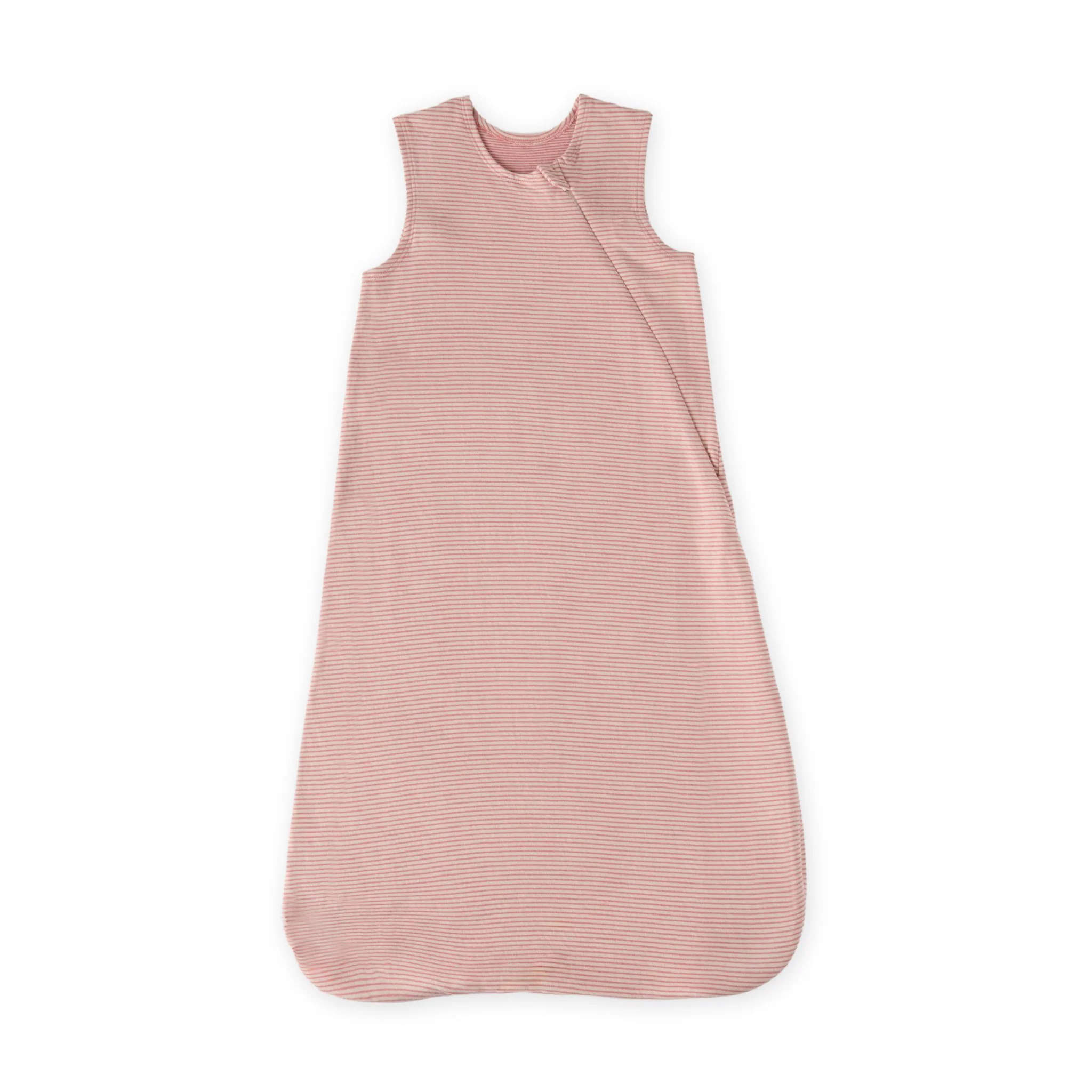 Sailor Stripe Front Zipper 1.0 TOG Sleep Bag - Tea Rose - Image 8