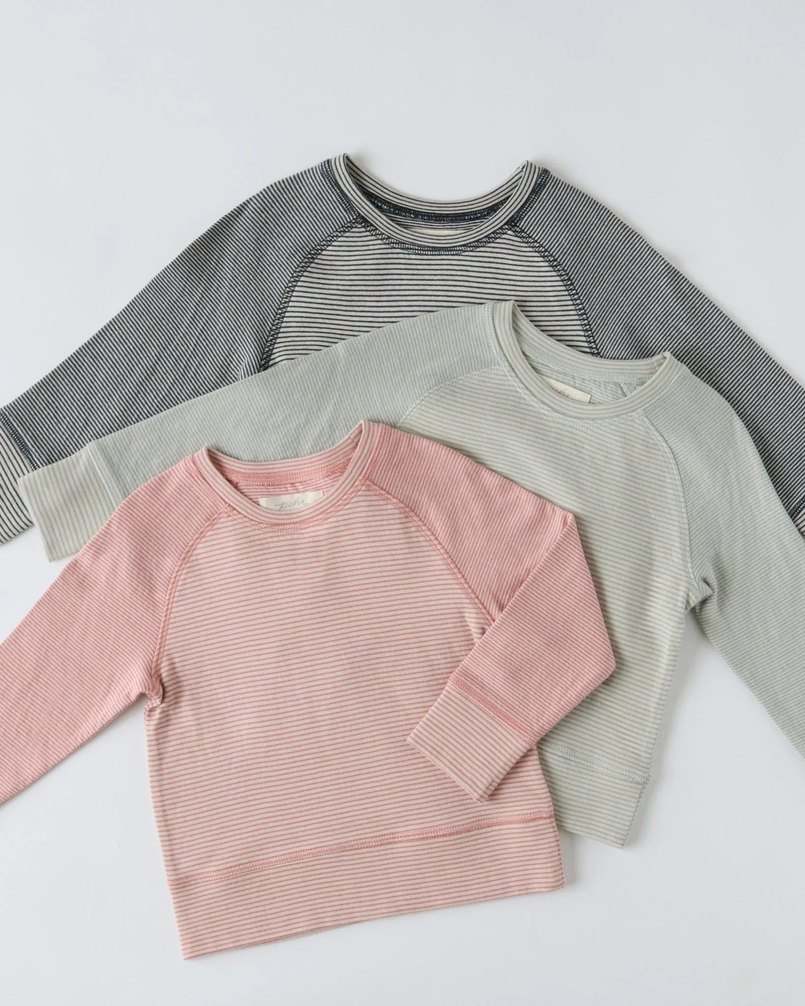 Sailor Stripe Kids Raglan Top - Ink - Image 5