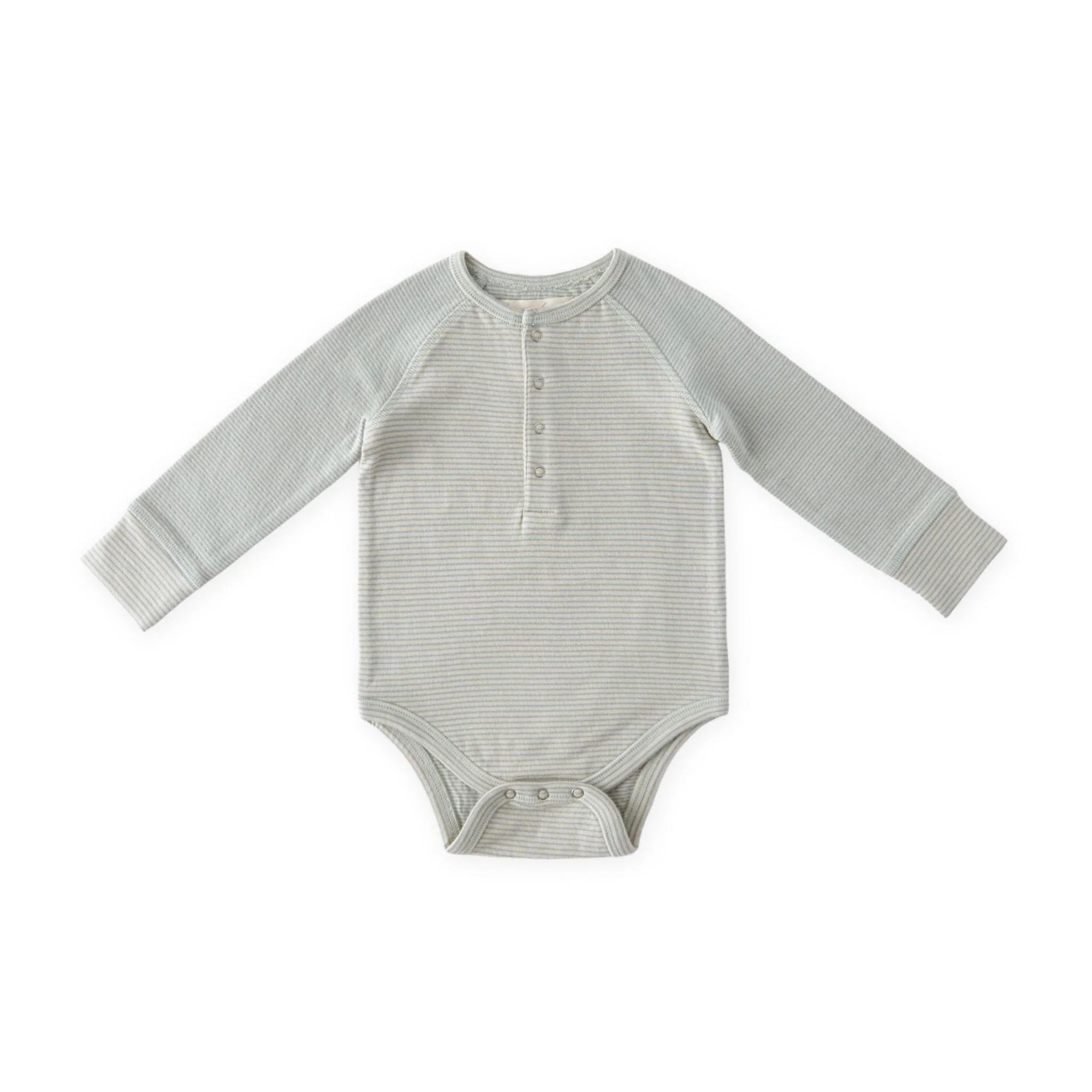 Sailor Stripe Raglan One-Piece - Sea
